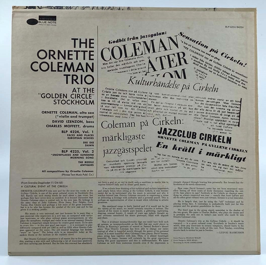 The Ornette Coleman Trio - Legendary Jazz Album | Vinyl & Digital Download | Perfect for Jazz Lovers & Music Collectors