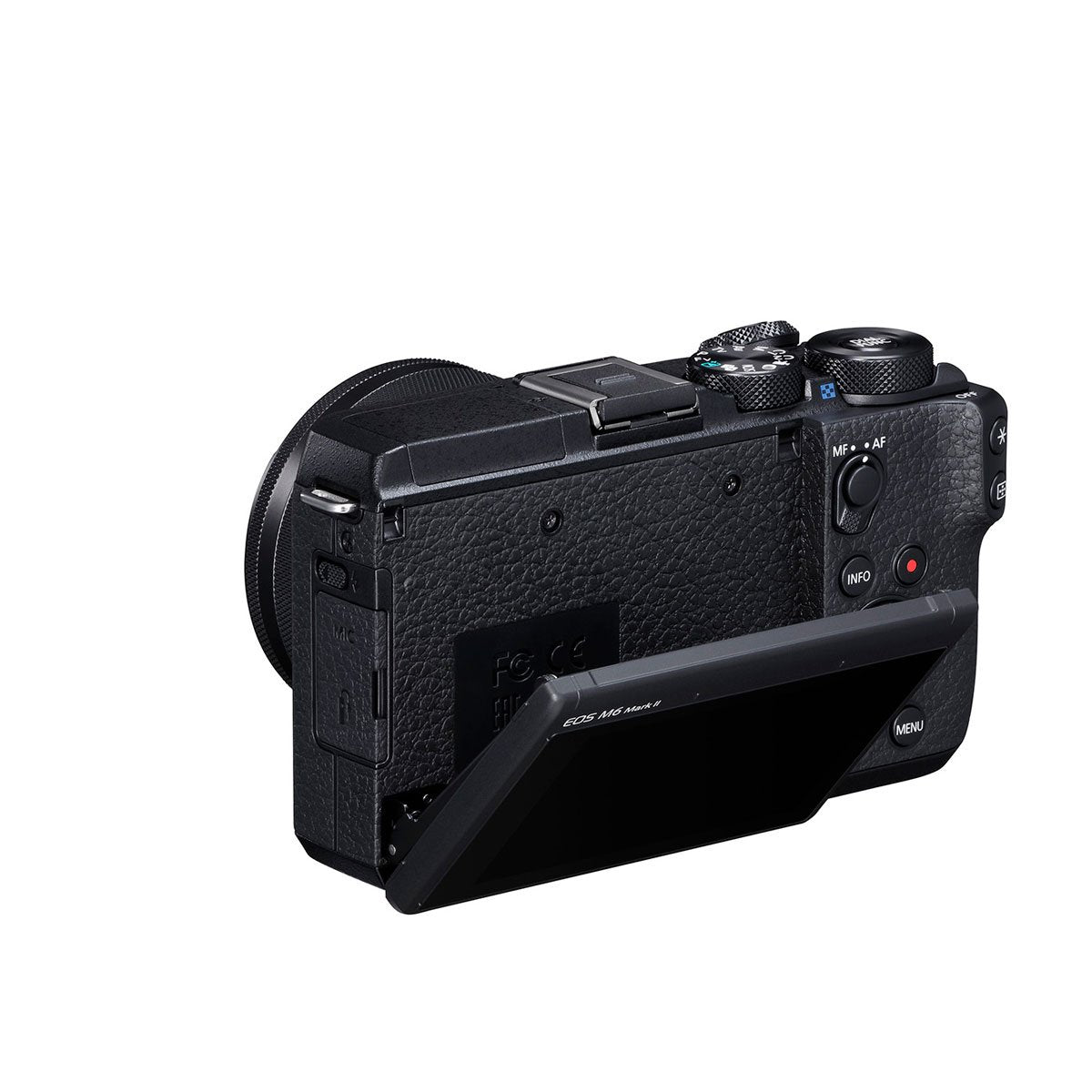 Canon EOS M6 Mark II Mirrorless Digital Camera with 15-45mm Lens Kit (Black) - Perfect for Travel Photography, Vlogging & Content Creation