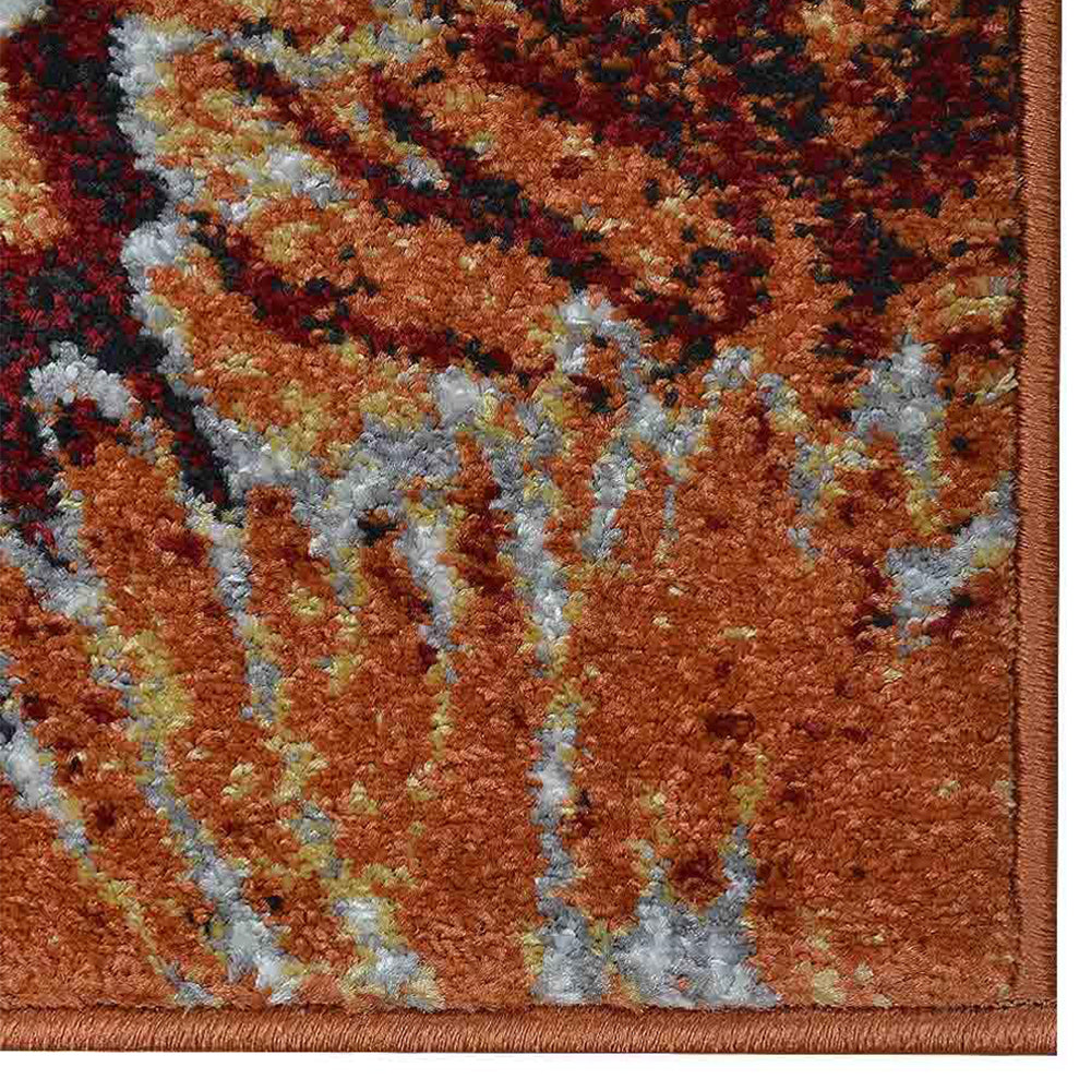 Poppy Machine Woven Rug - Soft Bohemian Area Rug for Living Room, Bedroom, Nursery - Non-Slip & Durable Home Decor