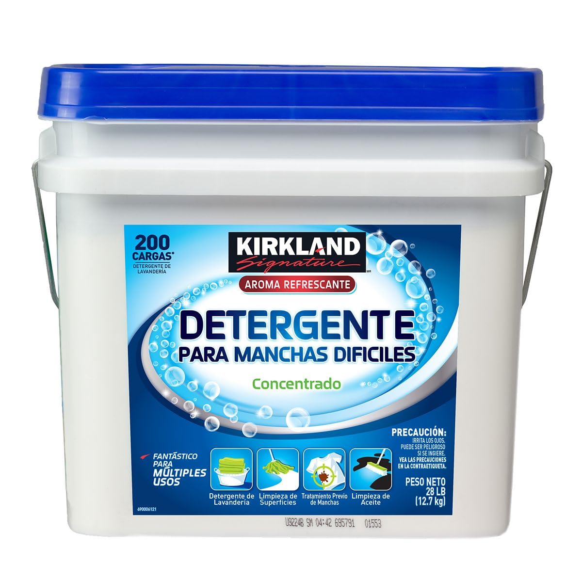 Kirkland Super Concentrated Laundry Detergent Powder - 5.5 lbs | High-Efficiency HE Safe, Deep Cleaning for All Fabrics | Ideal for Large Loads, Tough Stains & Family Laundry
