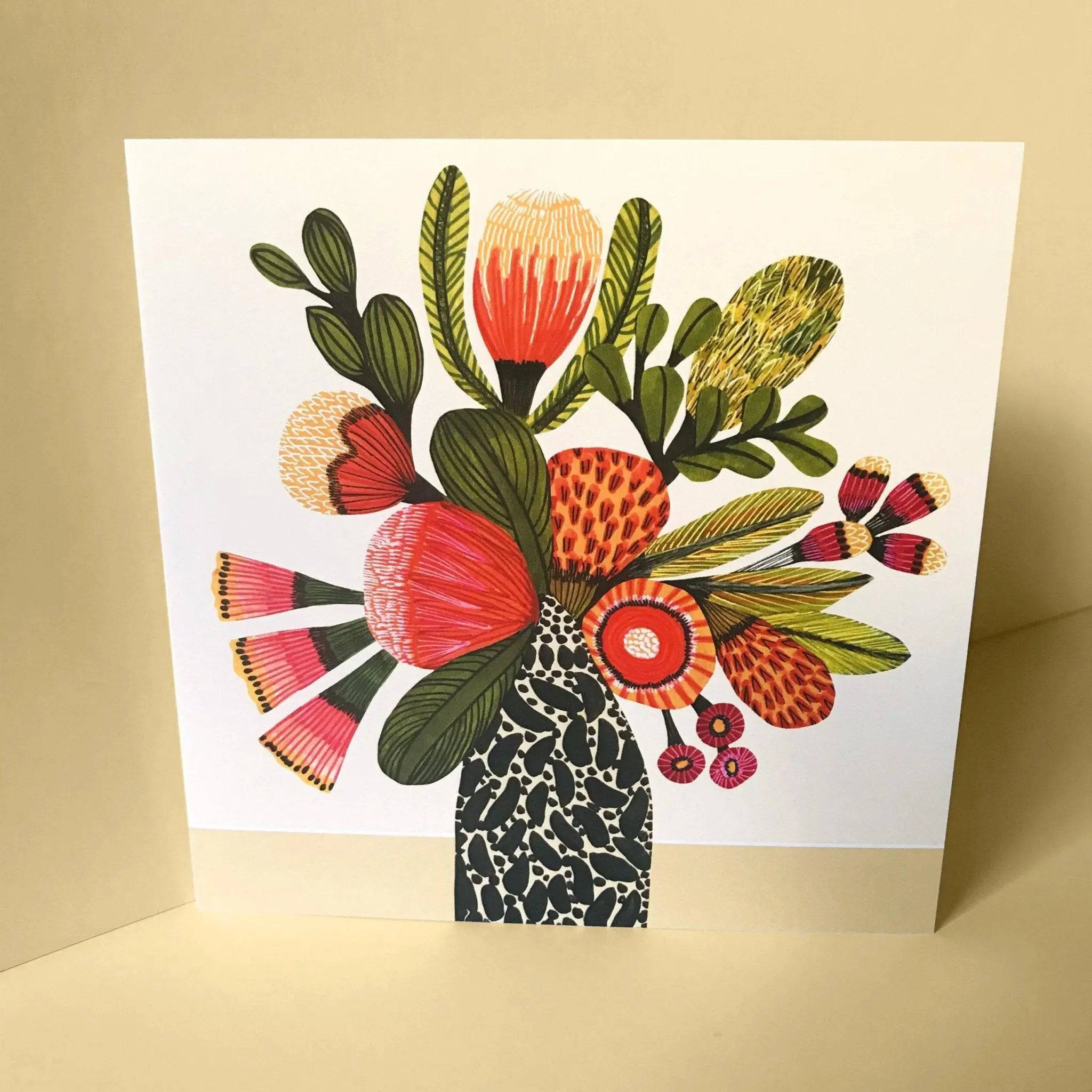 Beautiful Native Flowers Greeting Cards Set - 12 Handmade Floral Stationery for Birthdays, Anniversaries & Thank You Notes - Perfect for Wedding Invitations & Special Occasions