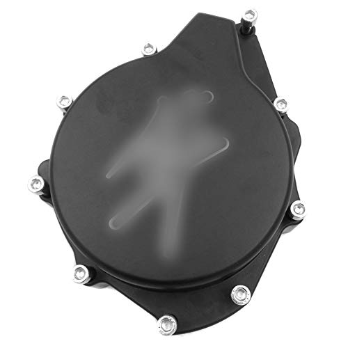 HTTMT MT054 Motorcycle Engine Stator Cover - Compatible with Suzuki GSXR1300 Hayabusa 1999-2020 (Black, Left Side) | Durable Replacement Part for Engine Protection & Off-Road Riding