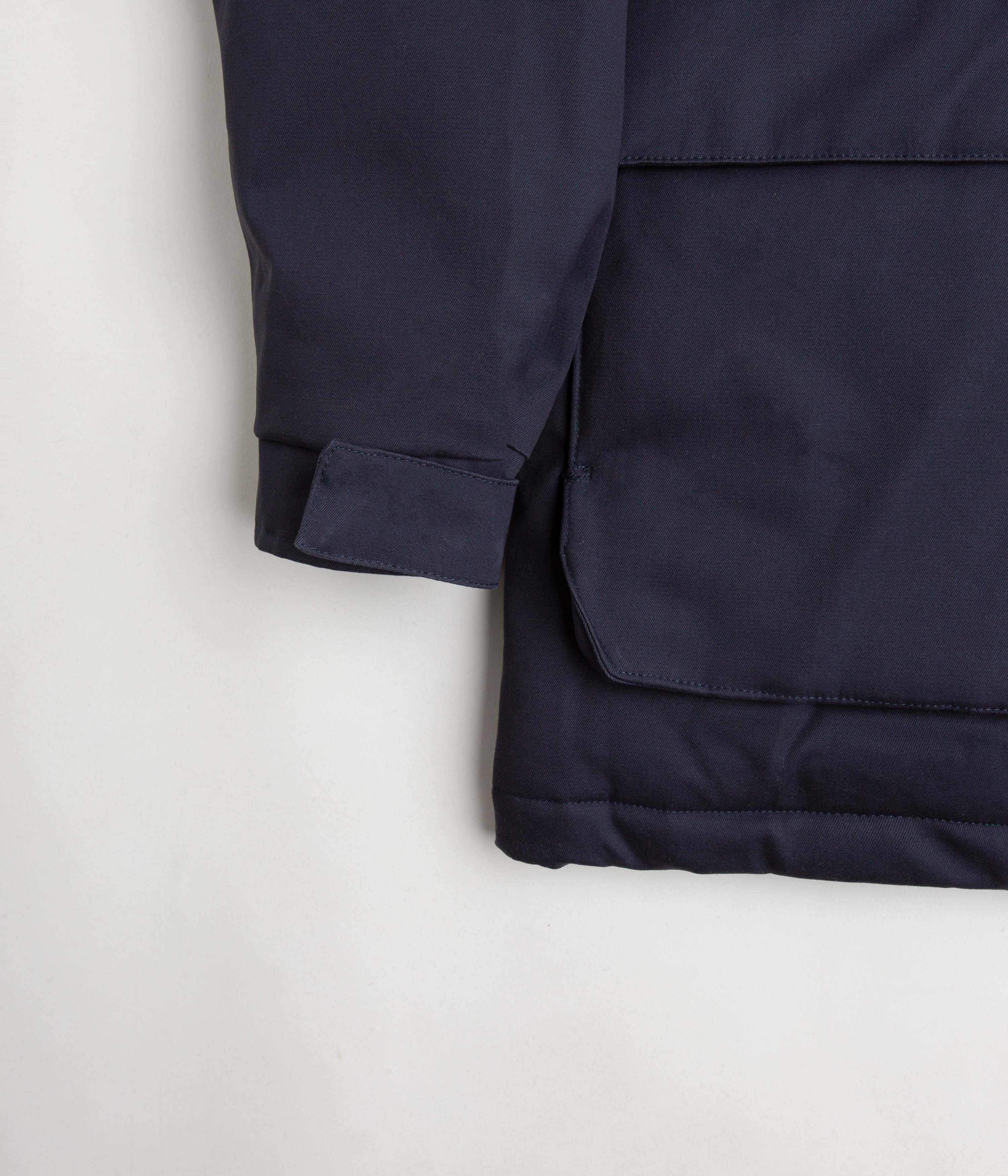 Parra No Hunting Please Hunter Jacket - Greyish Blue Waterproof Windbreaker for Outdoor Adventures & Streetwear Fashion