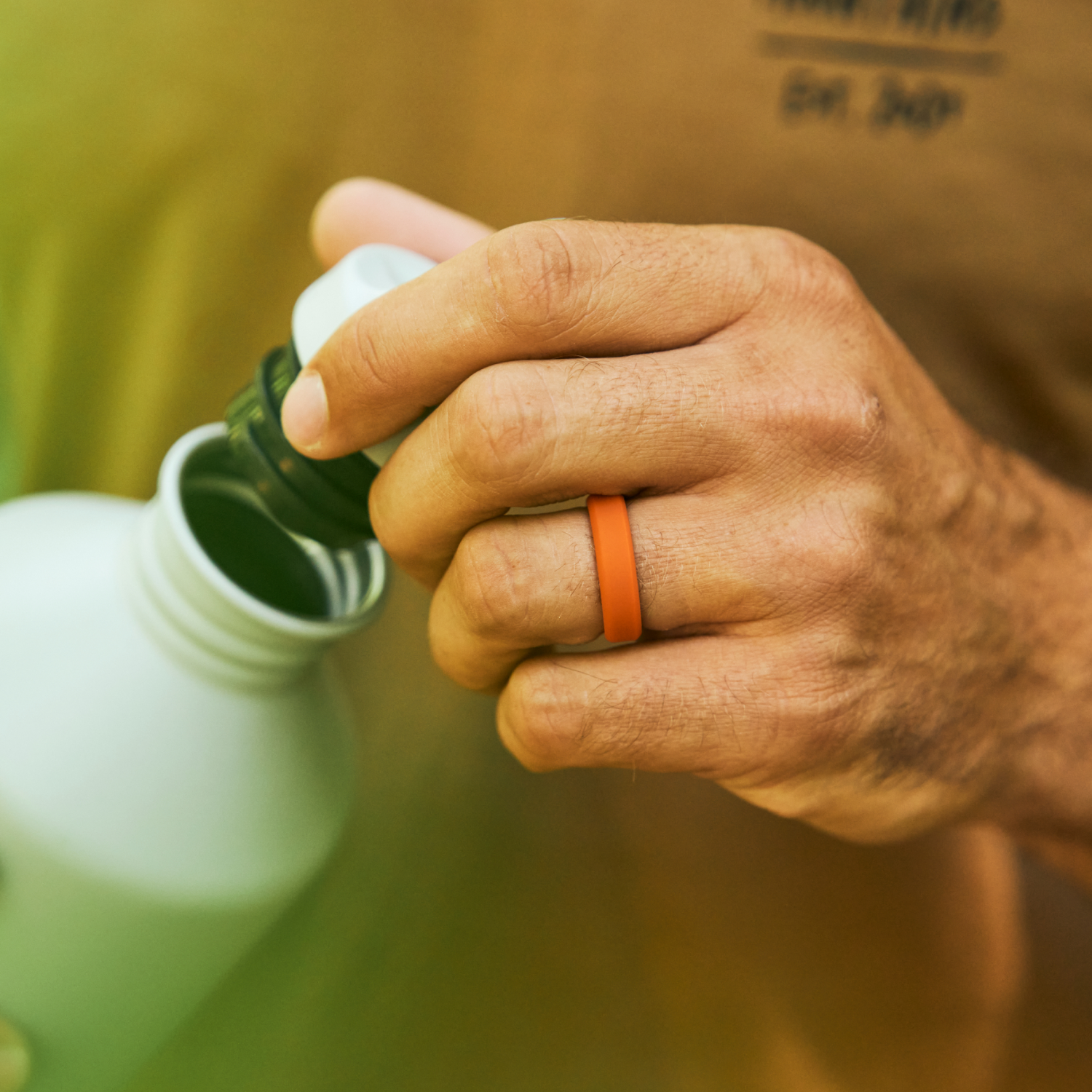 Ridge 6mm Silicone Ring Set for Men & Women - Basecamp Orange | Comfortable, Durable Wedding Bands for Active Lifestyle, Gym, Swimming & Outdoor Adventures