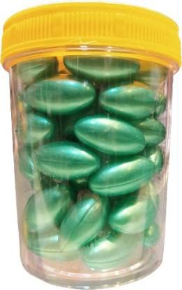 M Care Aloe Vera & Vitamin E Hair Growth Capsules - 60 Caps for Hair Damage Repair, Anti Hair Fall, Stronger & Healthier Hair - Perfect for Daily Hair Care & Scalp Nourishment