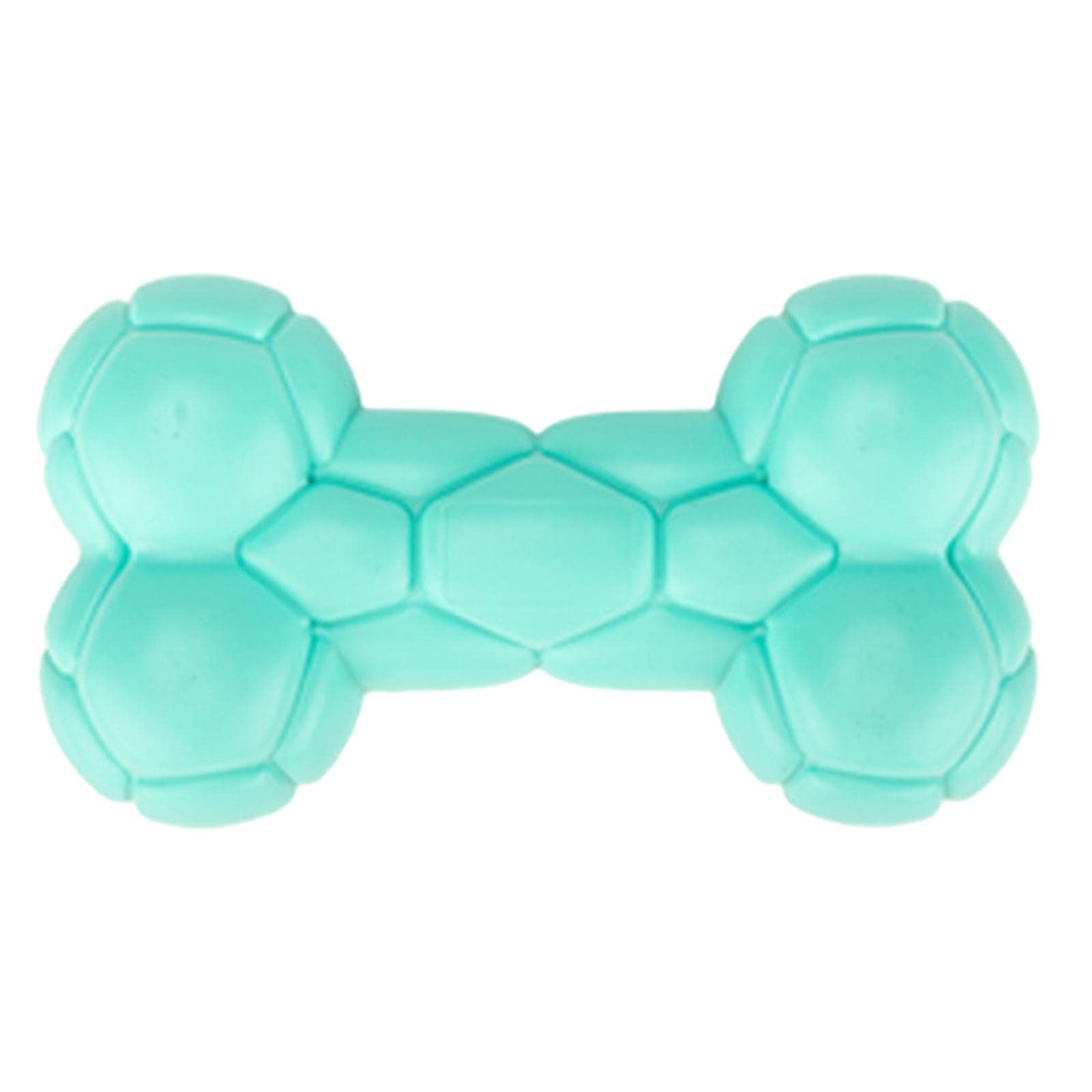 Durable Puppy Teething & IQ Training Toys - Indestructible Dog Chew Bone for Small Dogs, Interactive Squeaky Molar Chew Toy (Blue, 7.1x3.9x2.2in) - Perfect for Puppy Teething Relief, Boredom Buster & Dental Health