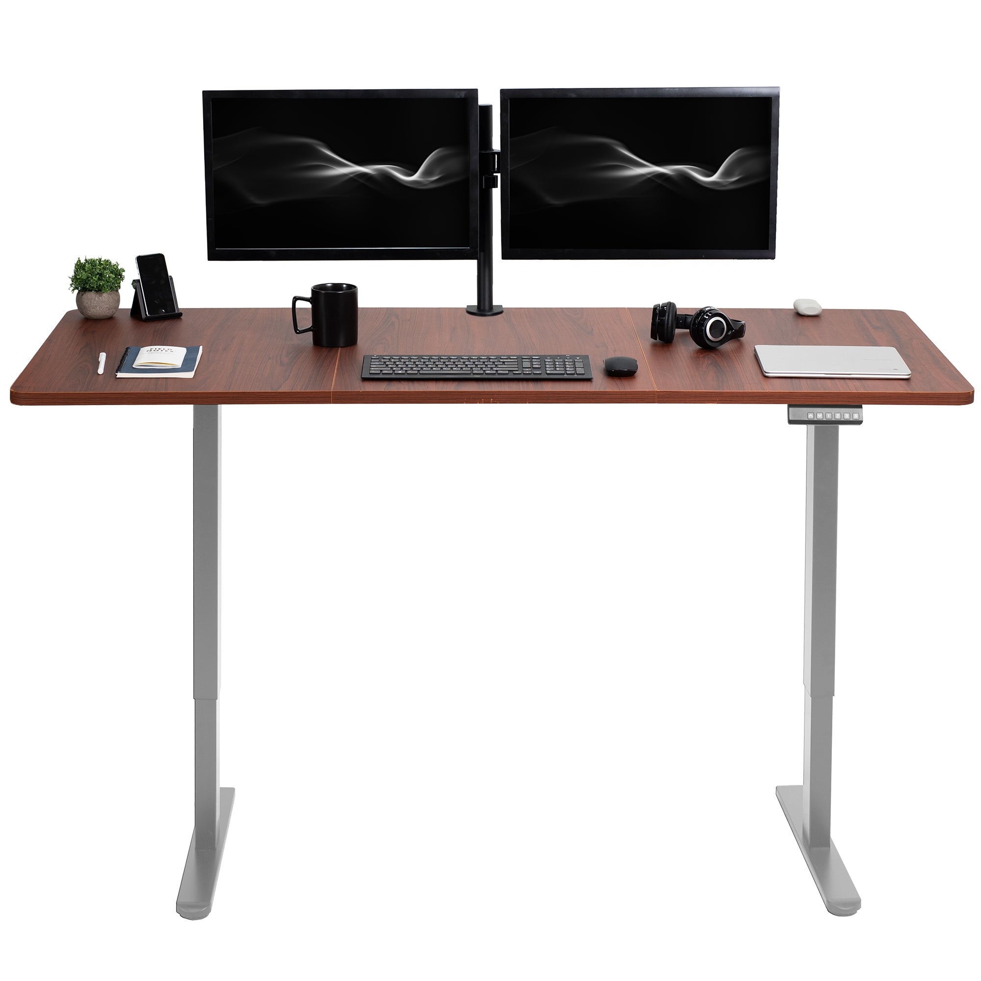 E2 Series 71 x 30 Dual Motor Electric Standing Desk - Adjustable Height Home Office Desk for Work & Study | Perfect for Small Spaces & Ergonomic Workstations
