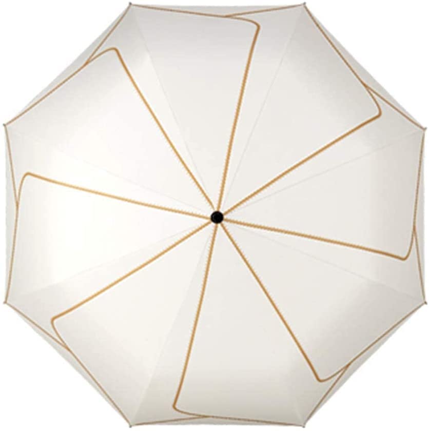 Compact Travel Umbrella - Windproof & UV Protection Auto Folding Umbrella with Black Glue Coating - Blocks 99.98% Sun & Rain - Perfect for Commuting, Hiking & Outdoor Activities