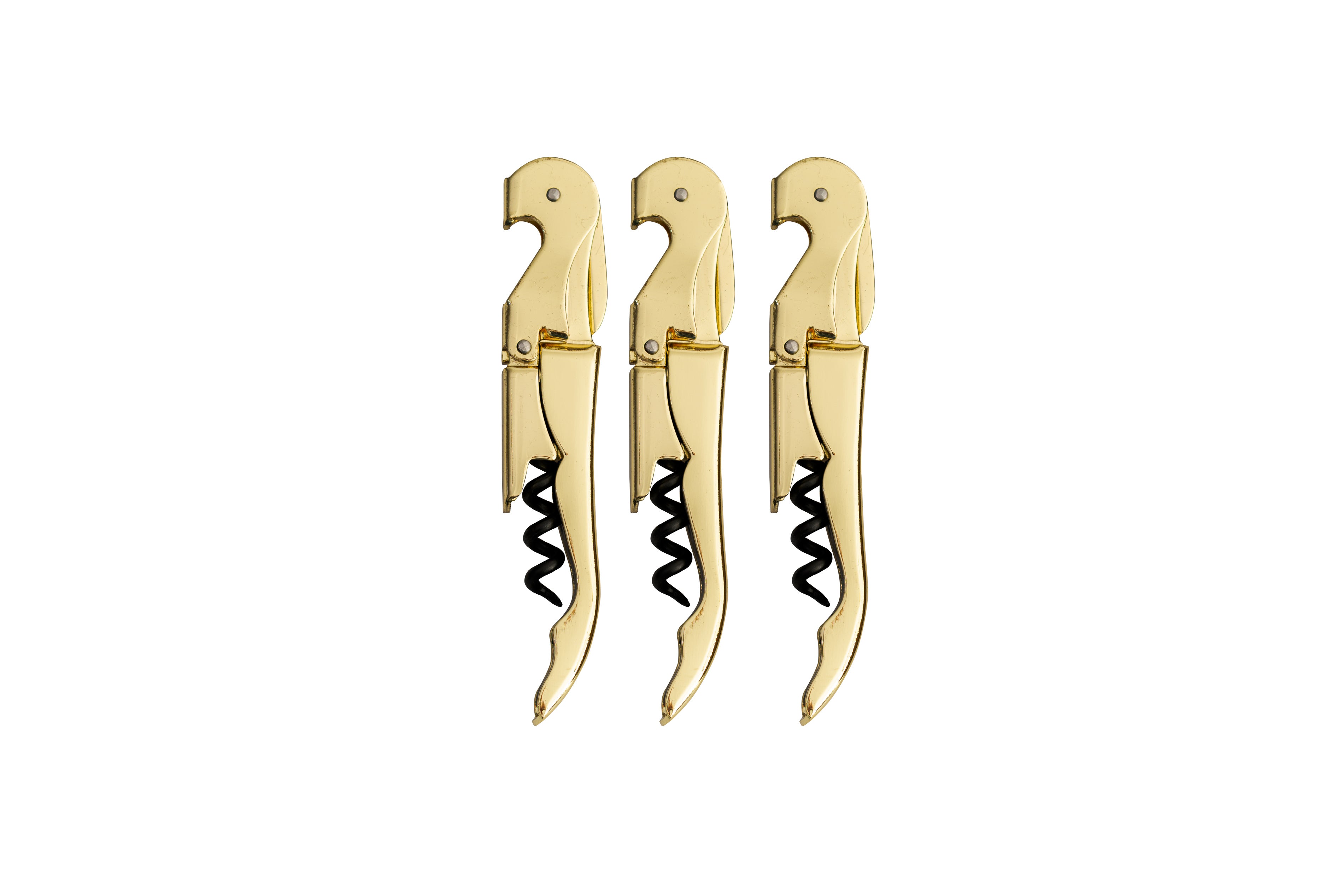 Premium Gold Wine Bottle Opener - Corkscrew with Foil Cutter for Easy Opening - Perfect for Wine Lovers, Dinner Parties & Gifts