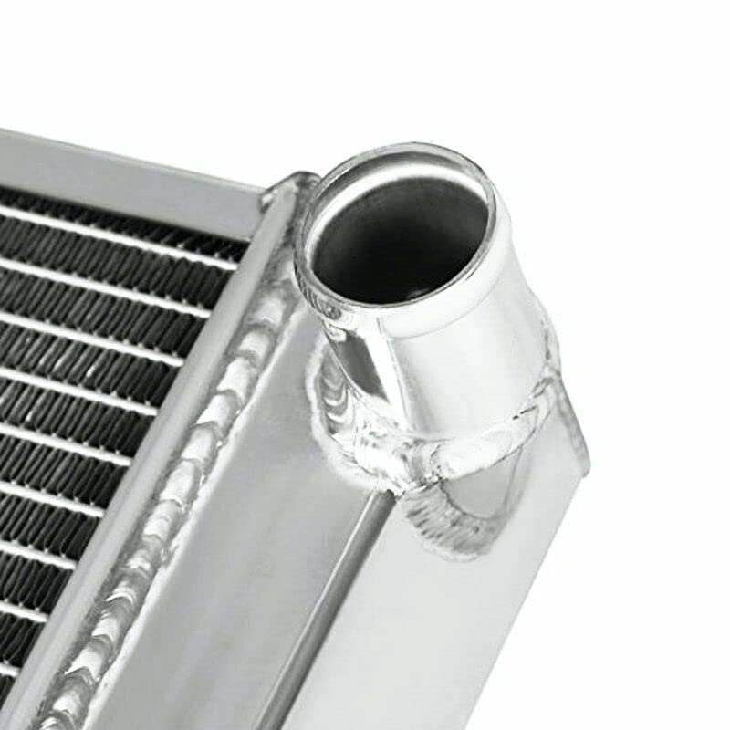 Full Aluminum Radiator for 1991-2001 Jeep Cherokee & Comanche 2.5L 4.0L L4 L6 Gas Engine - 1 Row Core Replacement Radiator with Shroud Fan Relay Kits - Perfect for Off-Roading, Daily Driving & Engine Cooling Upgrades