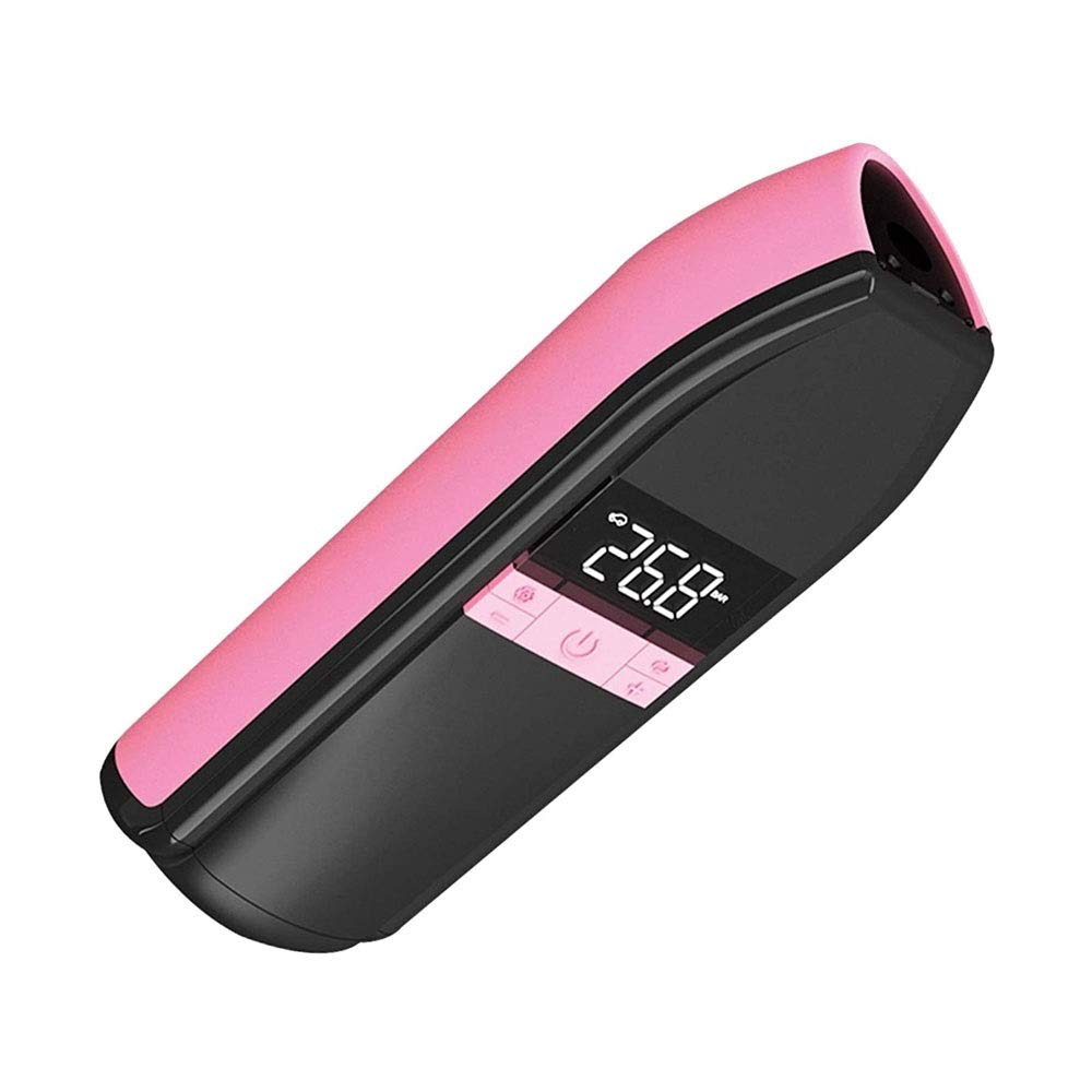 Portable Cordless Tire Inflator Pump - 150 PSI Metal Motor Air Compressor for Car, Bike, Ball & Home Use | Fast Inflation for Car Tires, Bicycle Wheels & Sports Equipment | Compact Pink Air Pump for Roadside Emergencies & Garage Maintenance