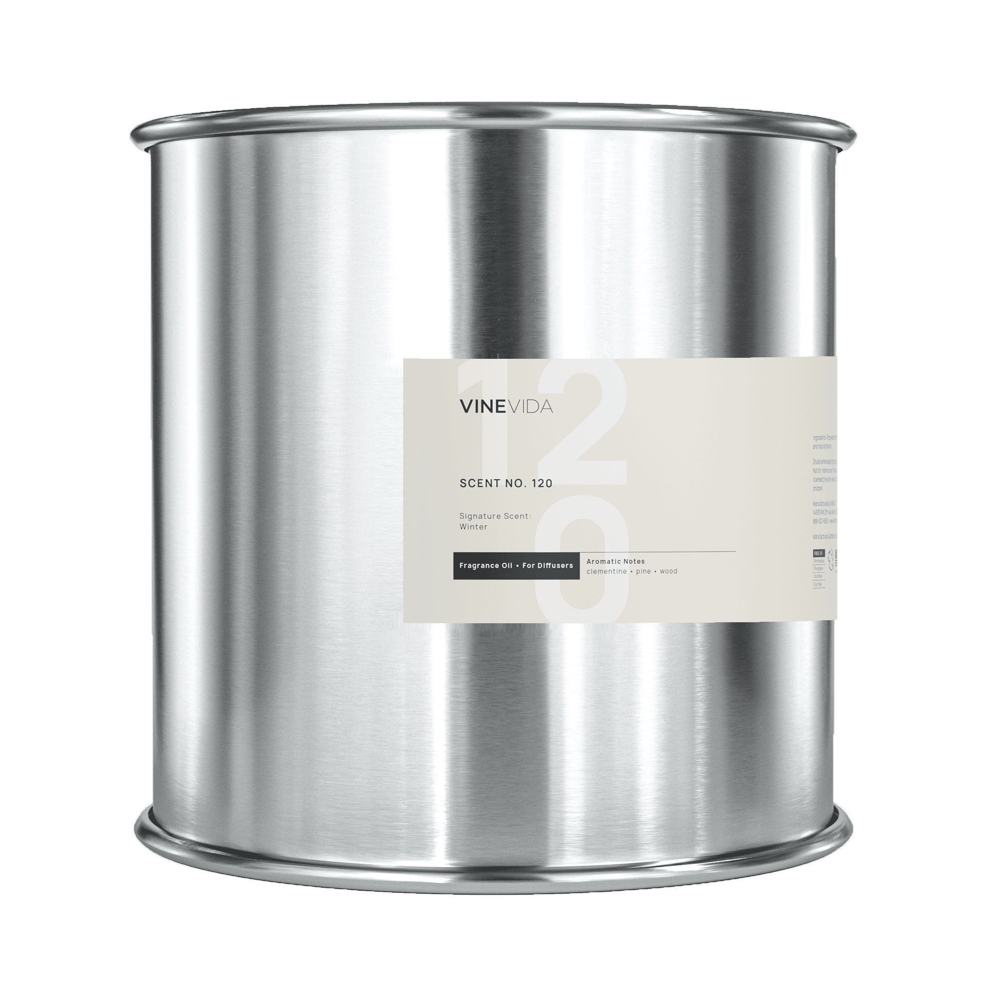 Premium No. 120 Fragrance Oil for Cold Air Diffusers - Winter Scented Essential Oil for Aromatherapy | Perfect for Home, Office, Spa Relaxation & Holiday Decor