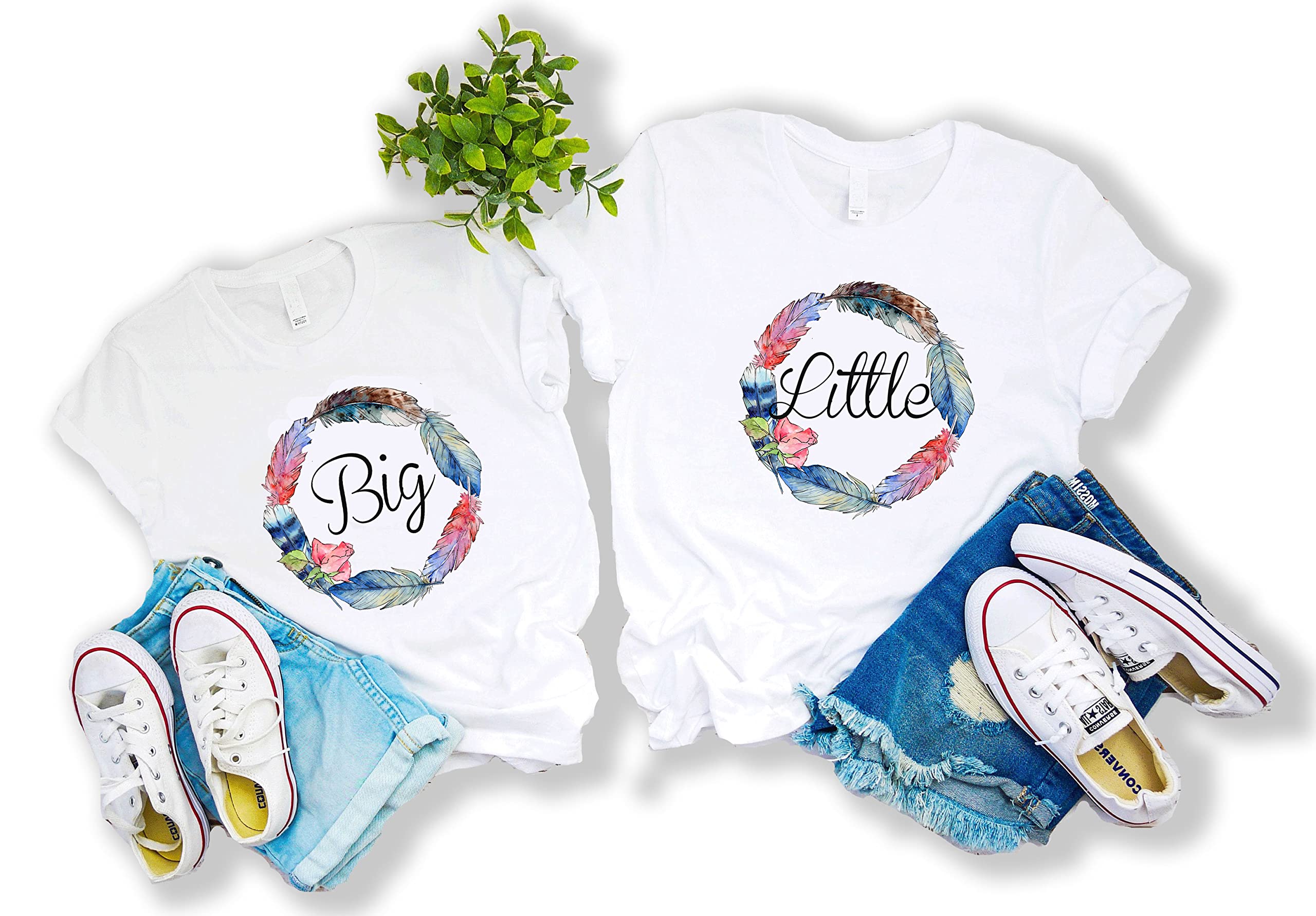 Big Little Sorority Tanks - Greek Letter Shirts for Big & Little Sisters | Comfortable & Stylish Sorority Apparel for Sisterhood Events, Bid Day & Greek Life