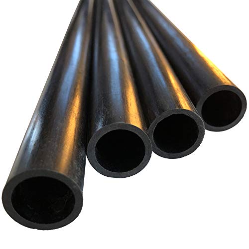High Strength 5mm x 3mm x 1000mm Carbon Fiber Tube - Pultruded Round Tube for RC Models, Drones, DIY Projects | Lightweight & Durable for Hobby Crafting, Engineering Prototypes, and Special Applications
