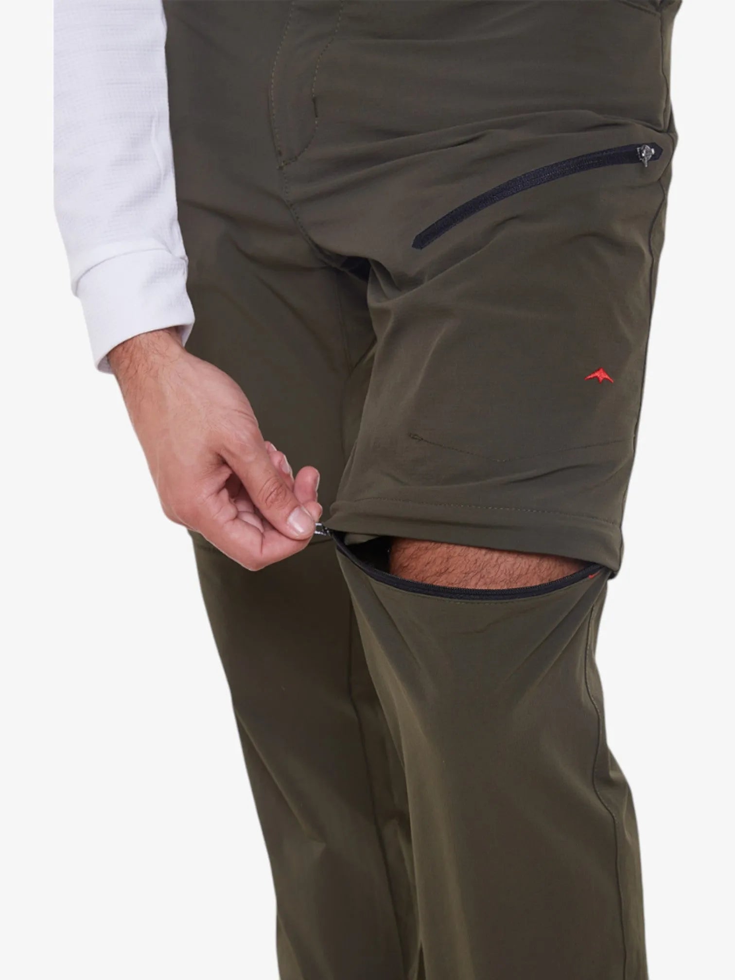 Katmandu Trekking Convertible Pants - Military Green Hiking & Outdoor Adventure Pants for Men & Women | Perfect for Camping, Backpacking & Travel