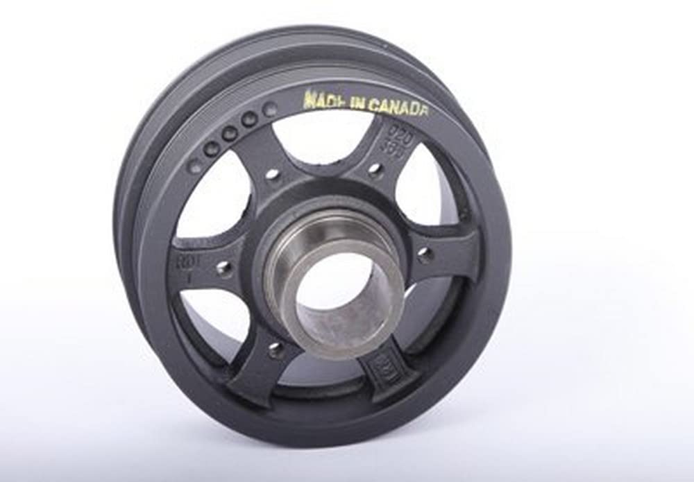 Dual Belt Crankshaft Balancer with Spacer - No Keyway - High Performance Engine Balancing for Muscle Cars & Classic Vehicles