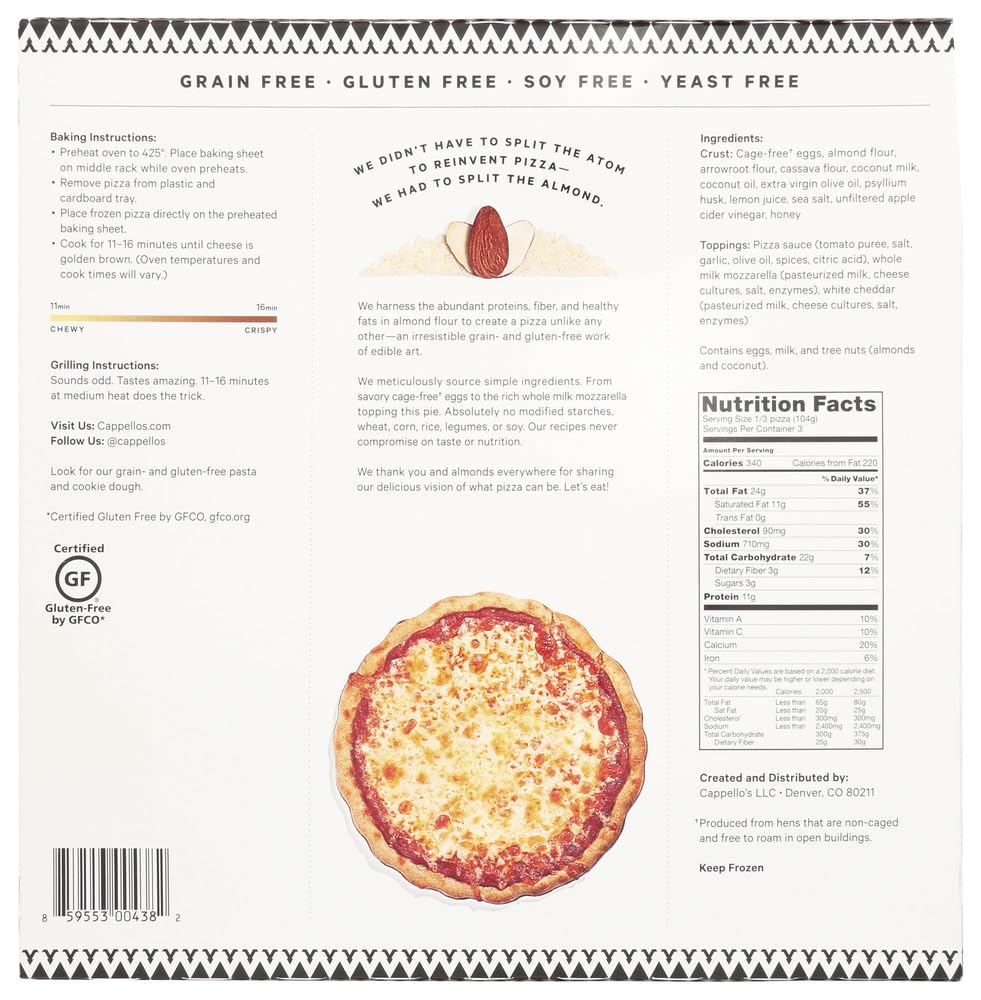 Fresh Whole Milk Mozzarella Cheese Pizza - 6 Pack Case | Perfect for Family Dinners, Parties & Quick Meals