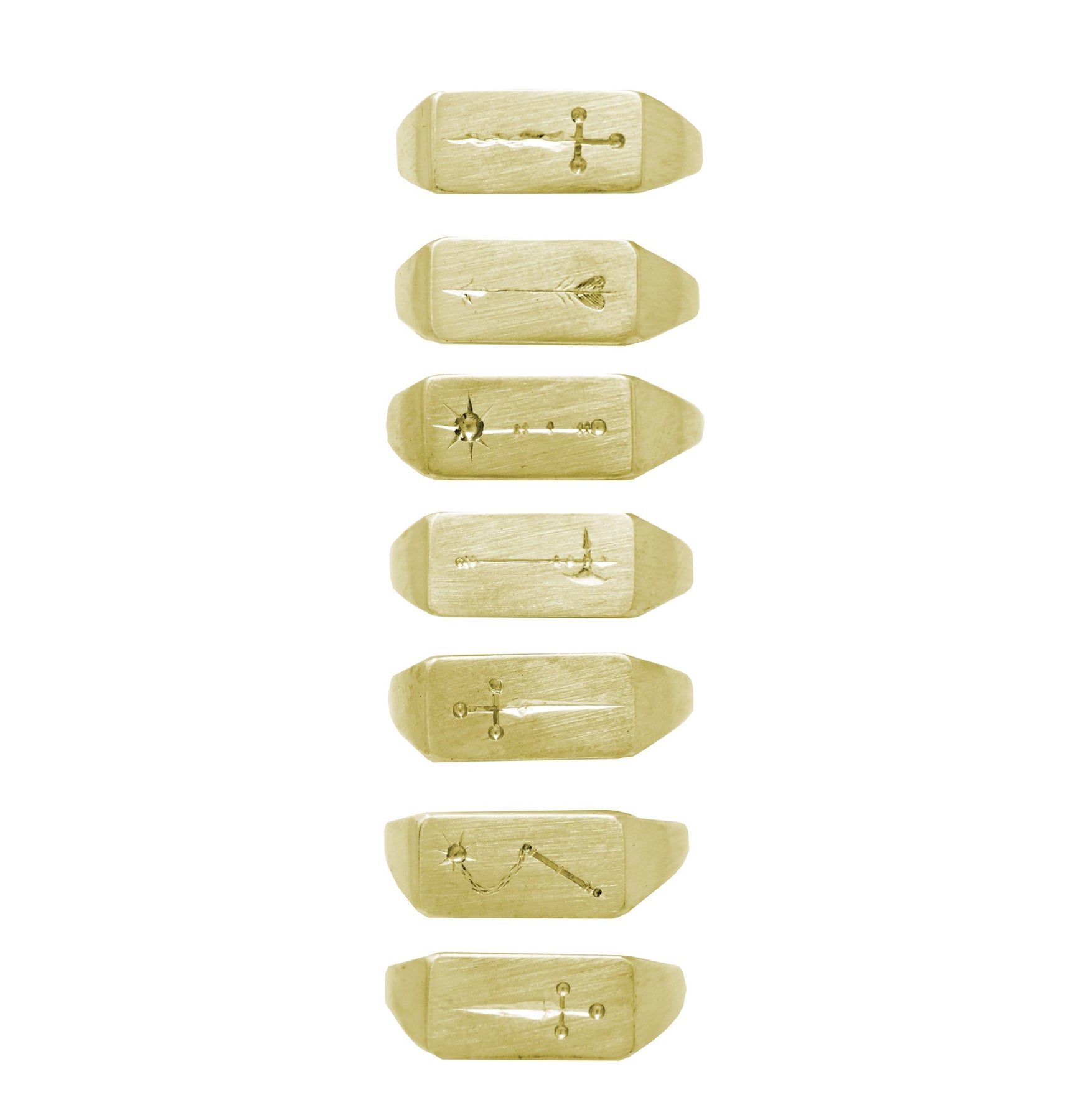 Choose Your Weapon Signet Ring - Personalized Gothic Jewelry for Men & Women - Perfect for Weddings, Cosplay, and Gift Giving