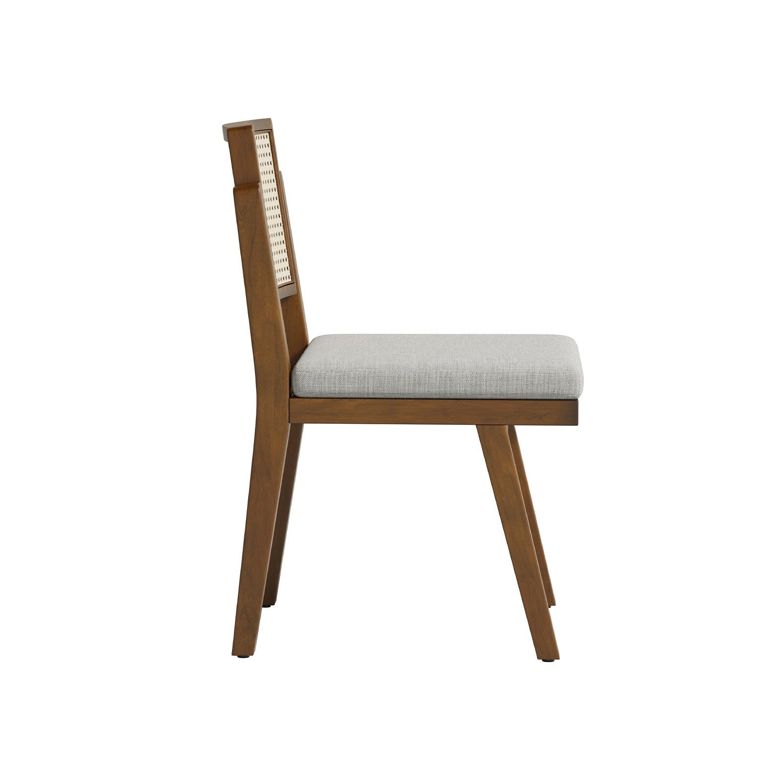 Elazar Modern Woven Rattan Dining Chair with Backrest - Indoor/Outdoor Use - Patio, Dining Room, Kitchen, Restaurant - Comfortable & Stylish Seating Solution