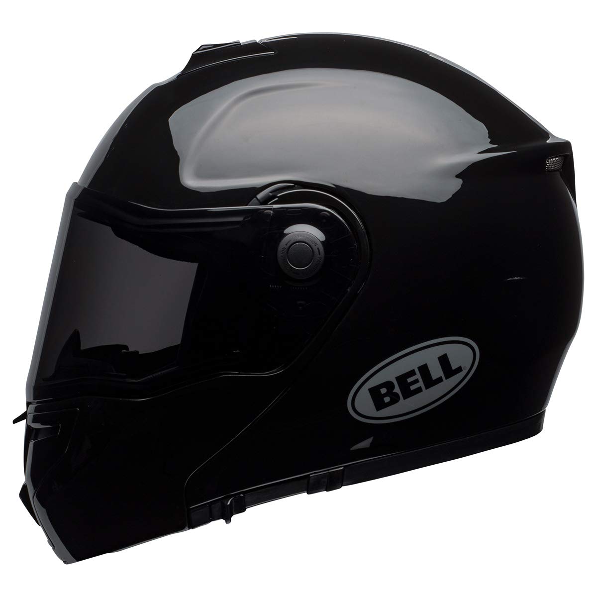BELL SRT Modular Full-Face Motorcycle Helmet - Gloss Black (XL) for Street Biking, Cruising & Long-Distance Rides | DOT & ECE Certified Safety Gear