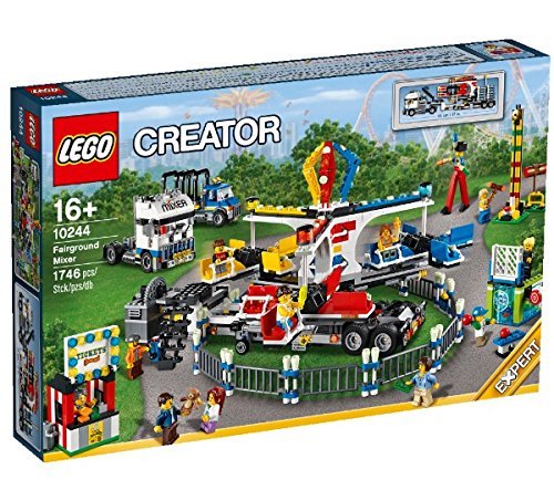LEGO Creator Fairground Mixer Building Kit - 1746 Pieces (301316) for Kids & Adults - Fun Amusement Park Model for Creative Play & Display