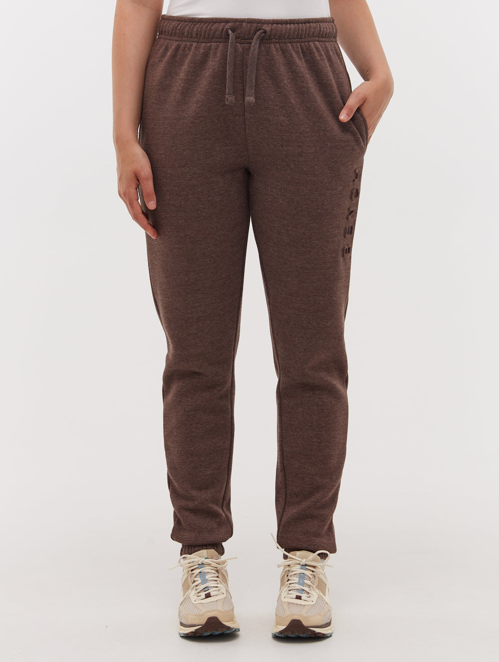 Marianna Deboss Logo Joggers for Women - Comfortable High Waisted Sweatpants with Stylish Embroidery | Perfect for Yoga, Lounge & Casual Wear