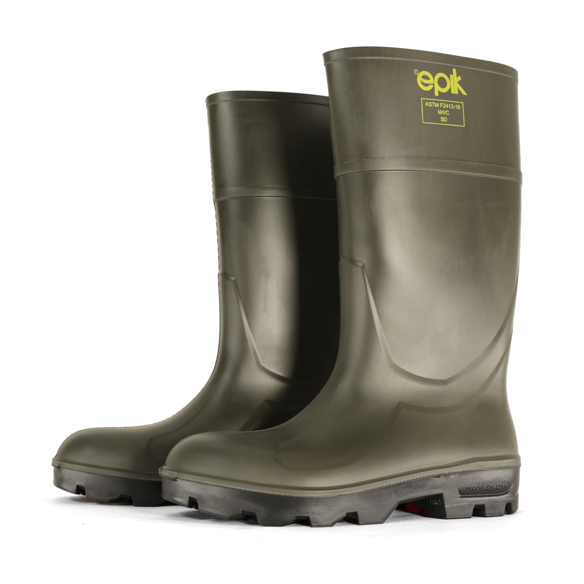 Anti-Slip Tread Safety Boots for Men & Women - Heavy Duty Work Boots with Steel Toe & Waterproof Protection - Ideal for Construction, Warehouse & Outdoor Work