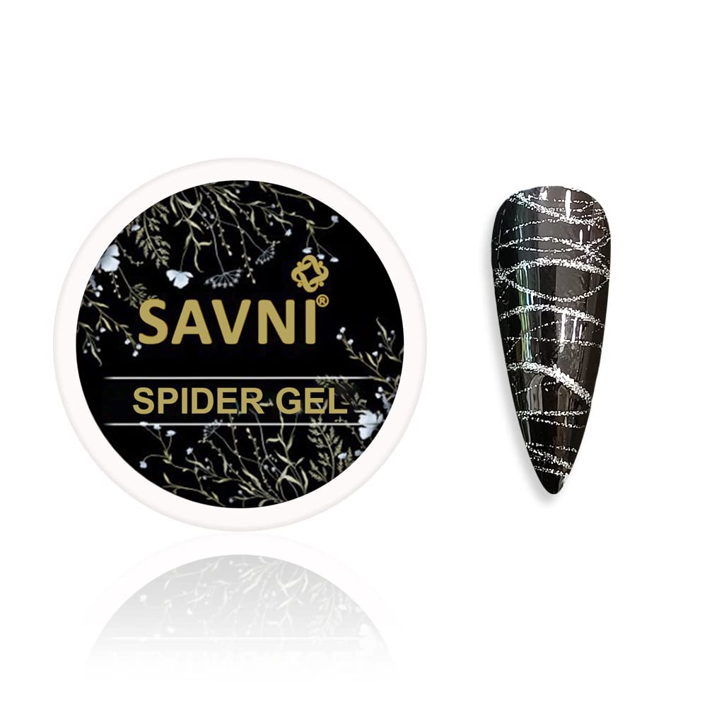Savni Spider Gel Nail Polish - Long-Lasting Soak Off UV LED Nail Art Gel (5g/0.17oz) - Perfect for Salon, Home Manicure & Nail Art Designs (Color 07)