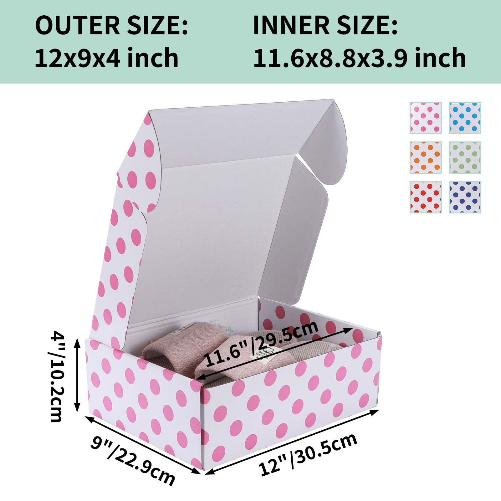 Hoikwo 18-Pack 12x9x4 Inch White Luxury Gift Boxes Bulk - Elegant Empty Gift Boxes with Lids for Mother's Day, Women's Presents & Special Occasions | Decorative Cardboard Shipping Packaging Boxes for Jewelry, Cosmetics & Party Favors