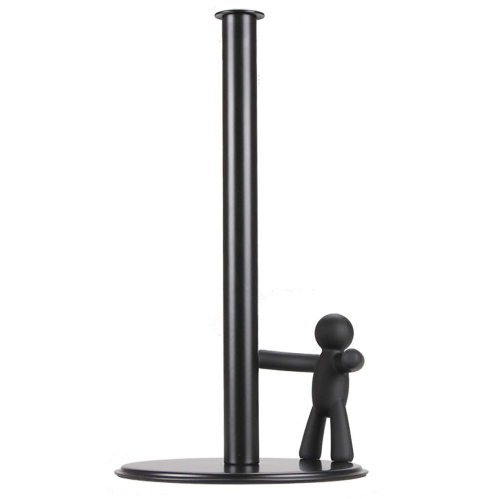 Modern Vertical Paper Towel Holder Stand & Dispenser - Fits Standard & Jumbo Rolls for Kitchen Countertop | Space-Saving Design for Small Kitchens & RVs | Durable Stainless Steel & Rust-Proof Finish