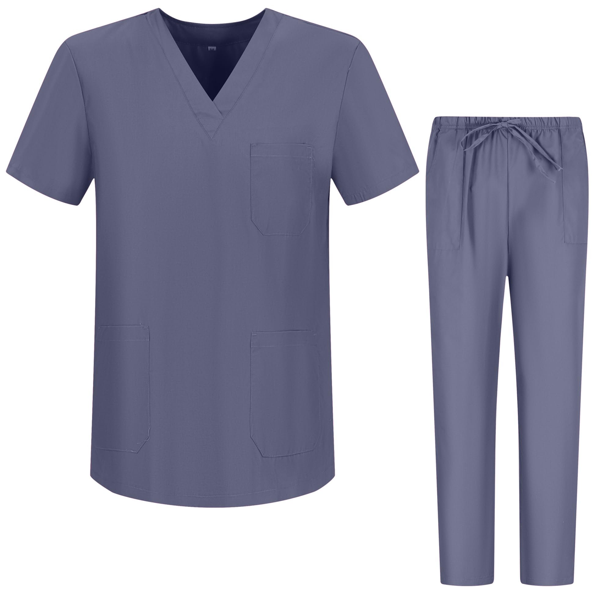Unisex Medical Scrubs Set - Comfortable & Durable Scrub Top & Pants for Healthcare Professionals - Perfect for Hospitals, Clinics & Nursing Shifts - Ref.6801-6802