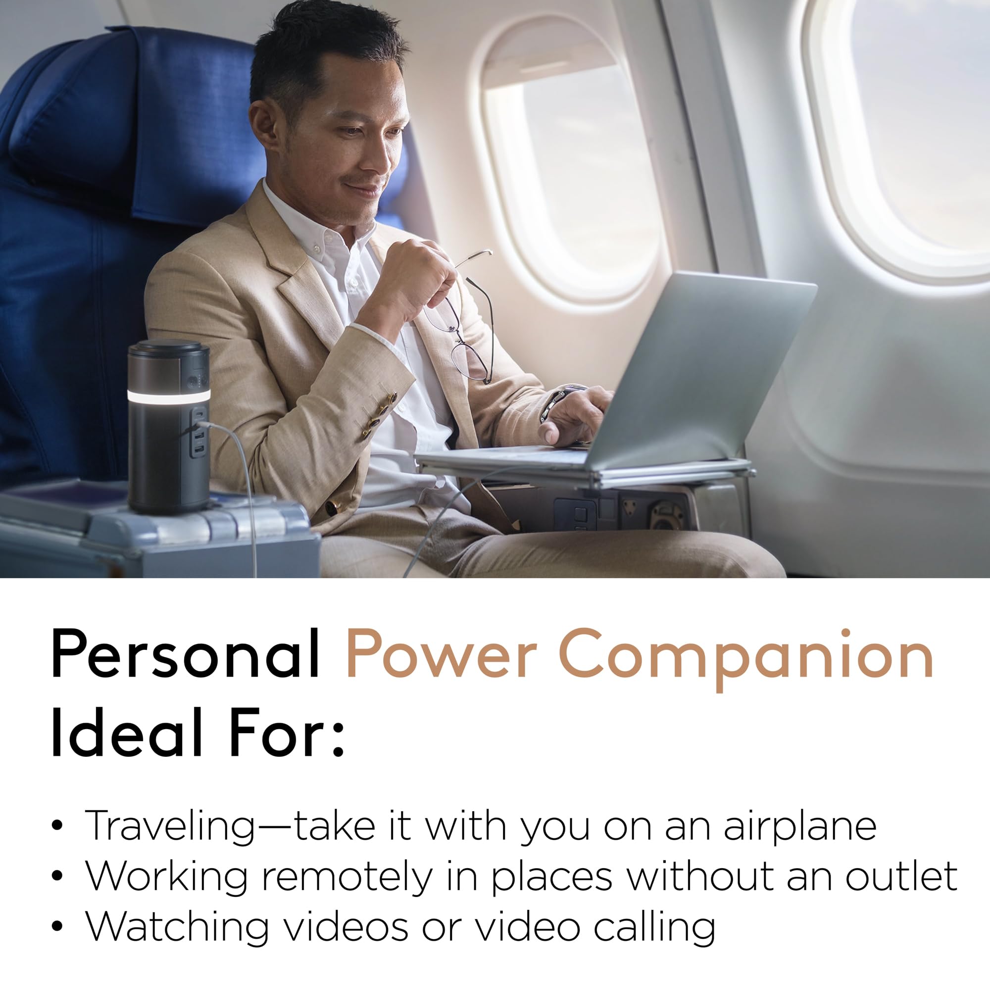 DURACELL M150 Portable Power Station - 150W (91Wh) with Wireless Charging, Compact & Lightweight - Charge Laptops, Phones, Tablets, Smartwatches - Perfect for Camping, Travel & Emergency Power Backup