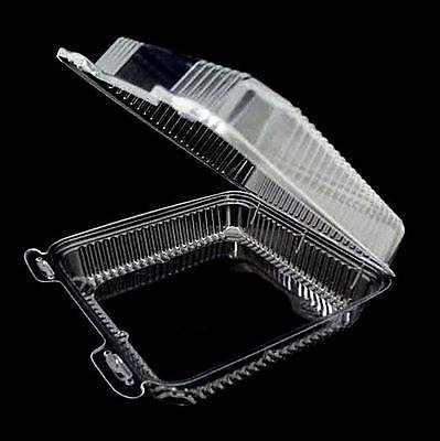 Square Aluminum Foil Cake Pan with Plastic Container - 25 Sets for Baking & Storage
