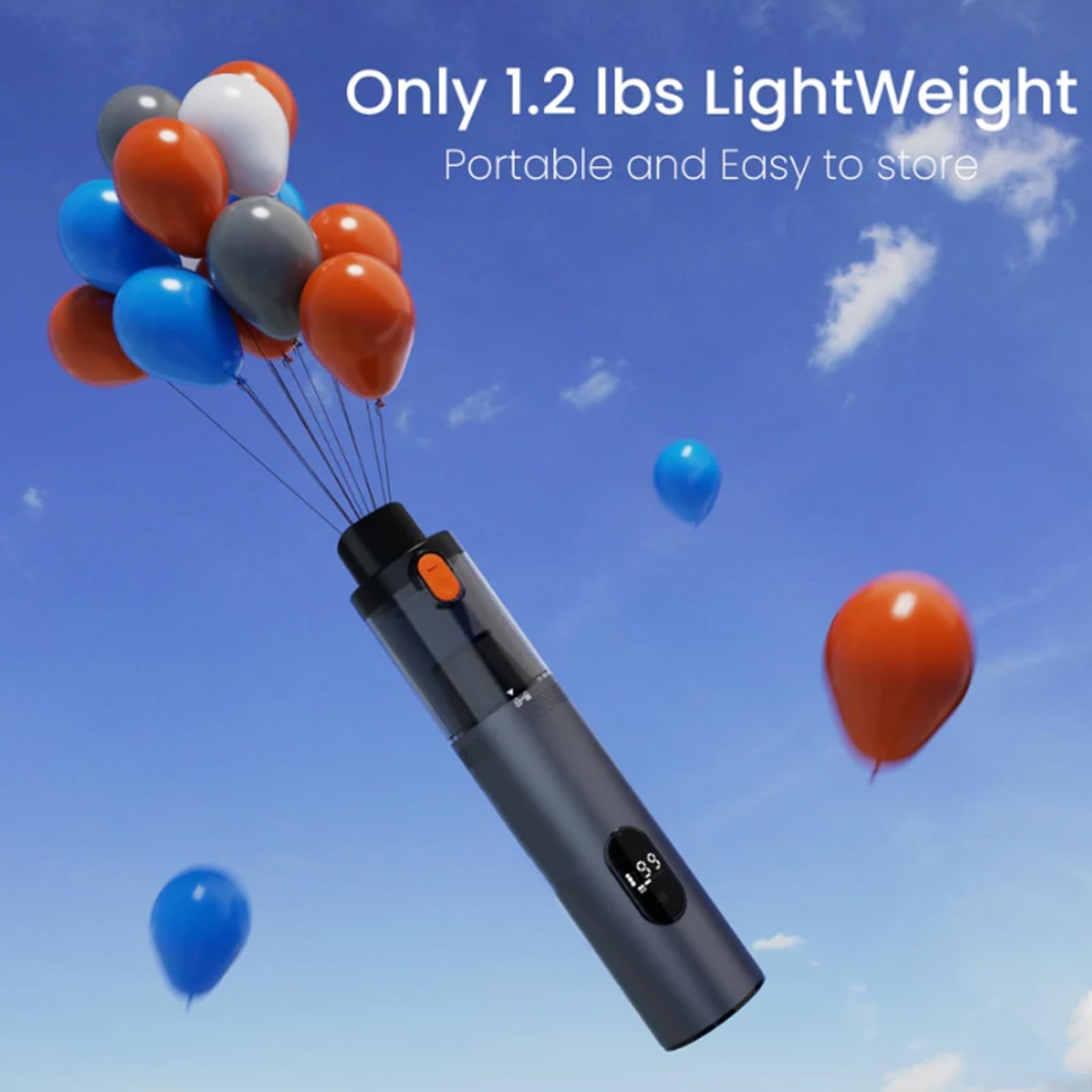 Aerovac V-15 Pro Cordless Car Vacuum Cleaner - 16000Pa Powerful Suction, Portable Handheld Vacuum for Home, Office, Car & Keyboard Cleaning - Ideal for Pet Hair, Crumbs, Dust and Debris Removal