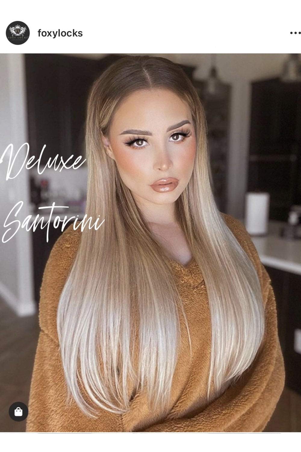 Santorini Blonde - 20 Inch Premium Clip-In Human Hair Extensions (200g) | Seamless & Natural Look | Perfect for Volume, Length & Styling | Great for Parties, Weddings & Everyday Wear
