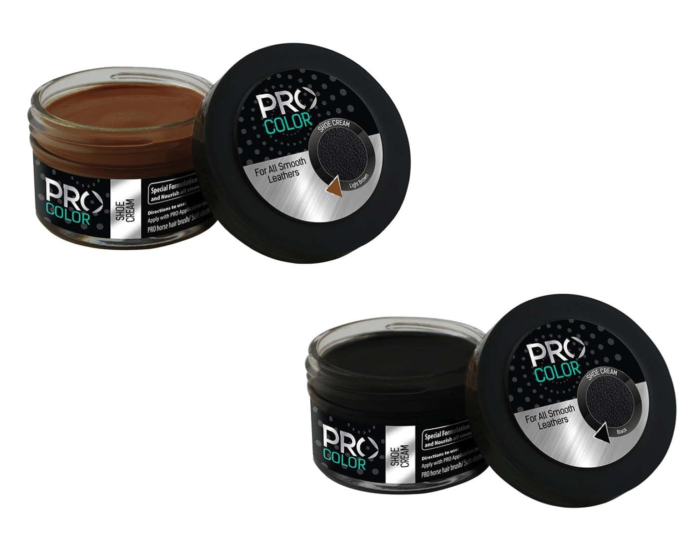 Premium PRO Shoe Cream Polish Kit - Deep Nourishing & High Shine Leather Conditioner for Men's Dress Shoes, Boots & Bags | Professional Shoe Care Set for Daily Maintenance & Special Occasions