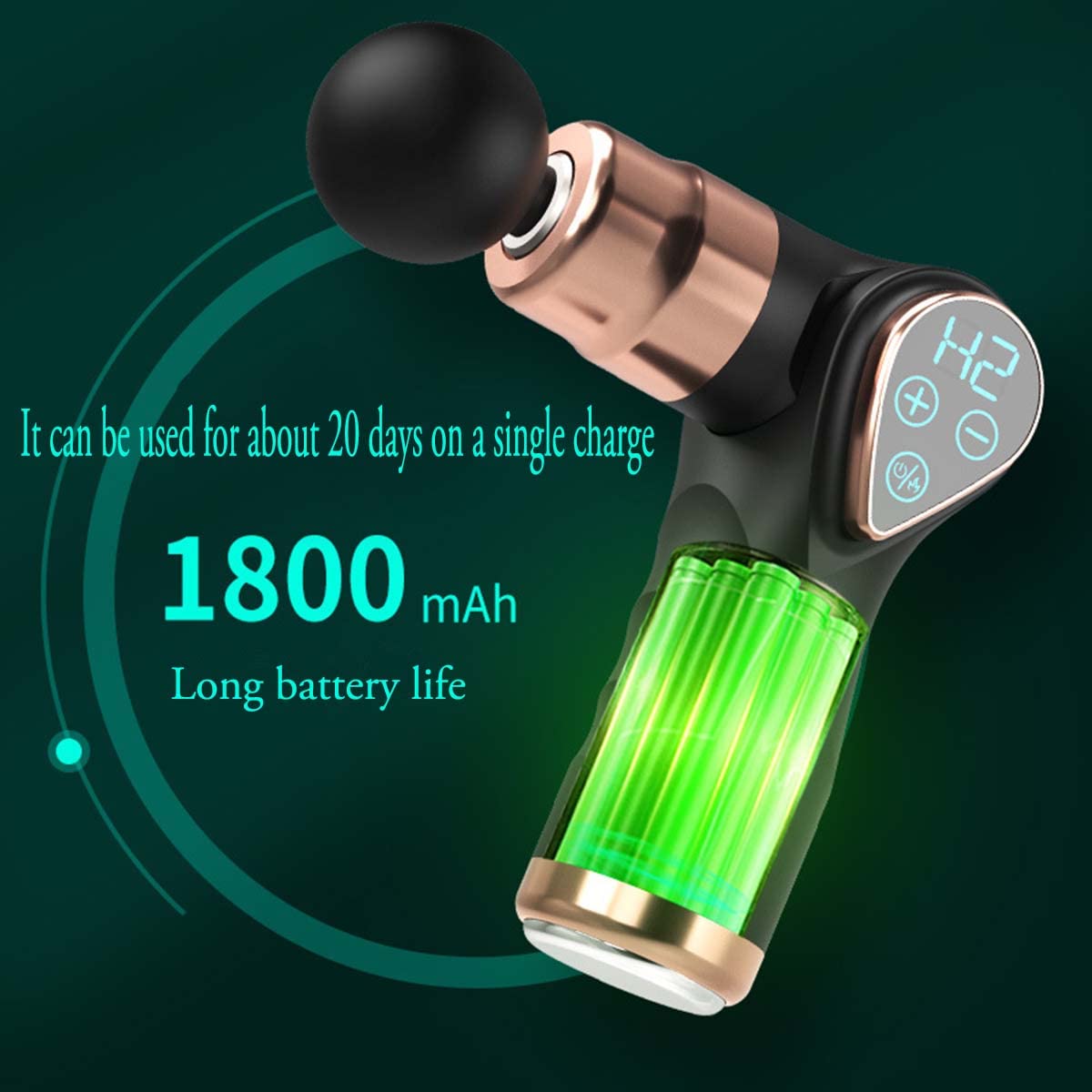 2021 New Hot Mini Electric Fascia Gun - Portable Muscle Massager for Neck, Leg & Body Pain Relief - Deep Tissue Massage Gun for Athletes, Home Use & Travel - Perfect for Post-Workout Recovery & Relaxation
