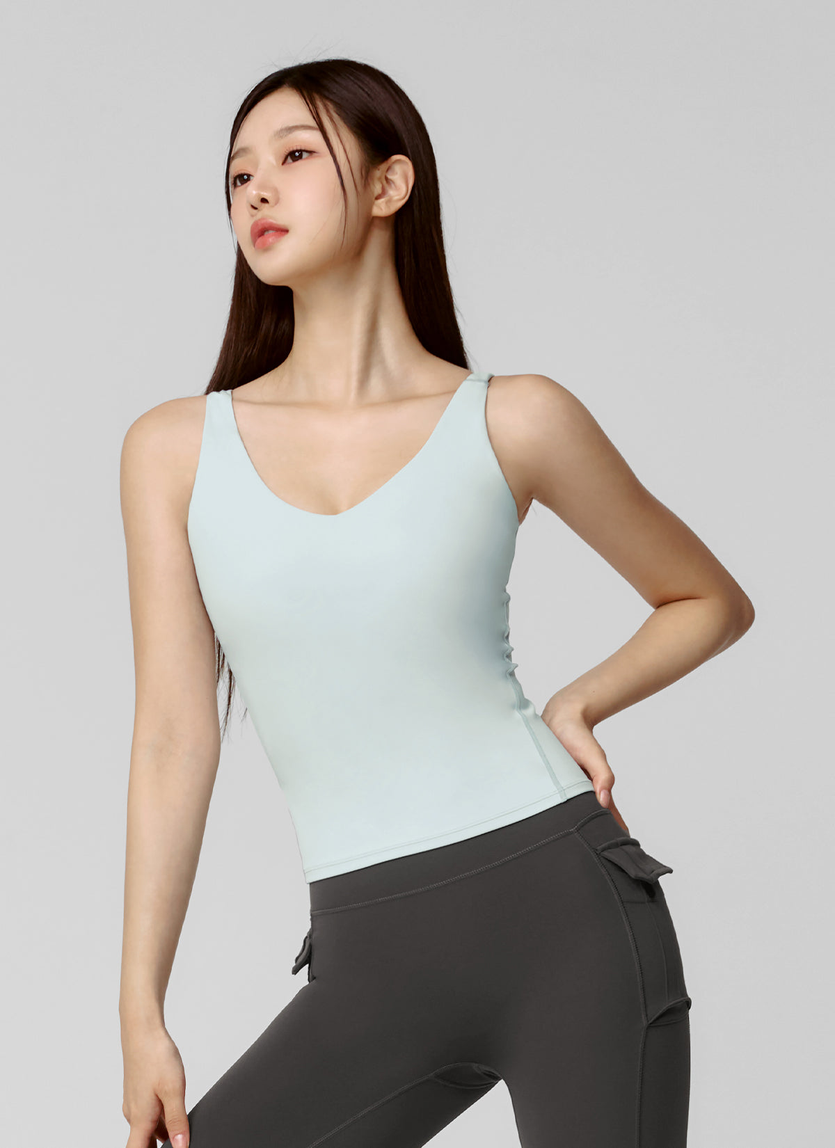 Black Label Signature Breathe V-Neck Tank Top for Women - Soft Comfortable Workout & Yoga Tops - Perfect for Gym, Running, and Casual Wear