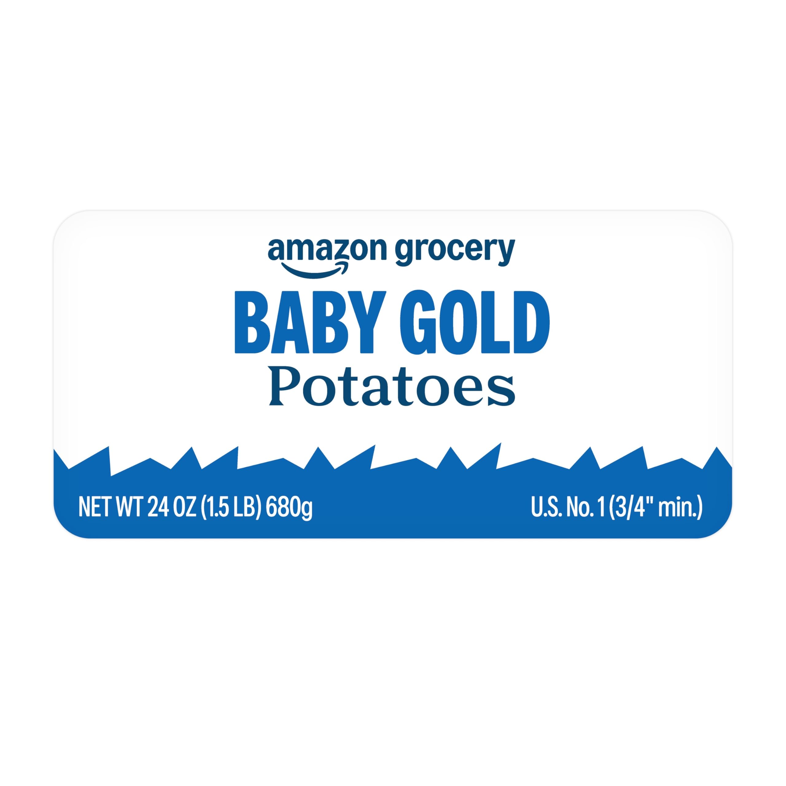 Organic Baby Gold Potatoes 1.5 Lb - Fresh, Non-GMO, Perfect for Roasting, Mashing & Salads - Amazon Grocery (Packaging May Vary) - Ideal for Family Dinners, Meal Prep & Healthy Cooking