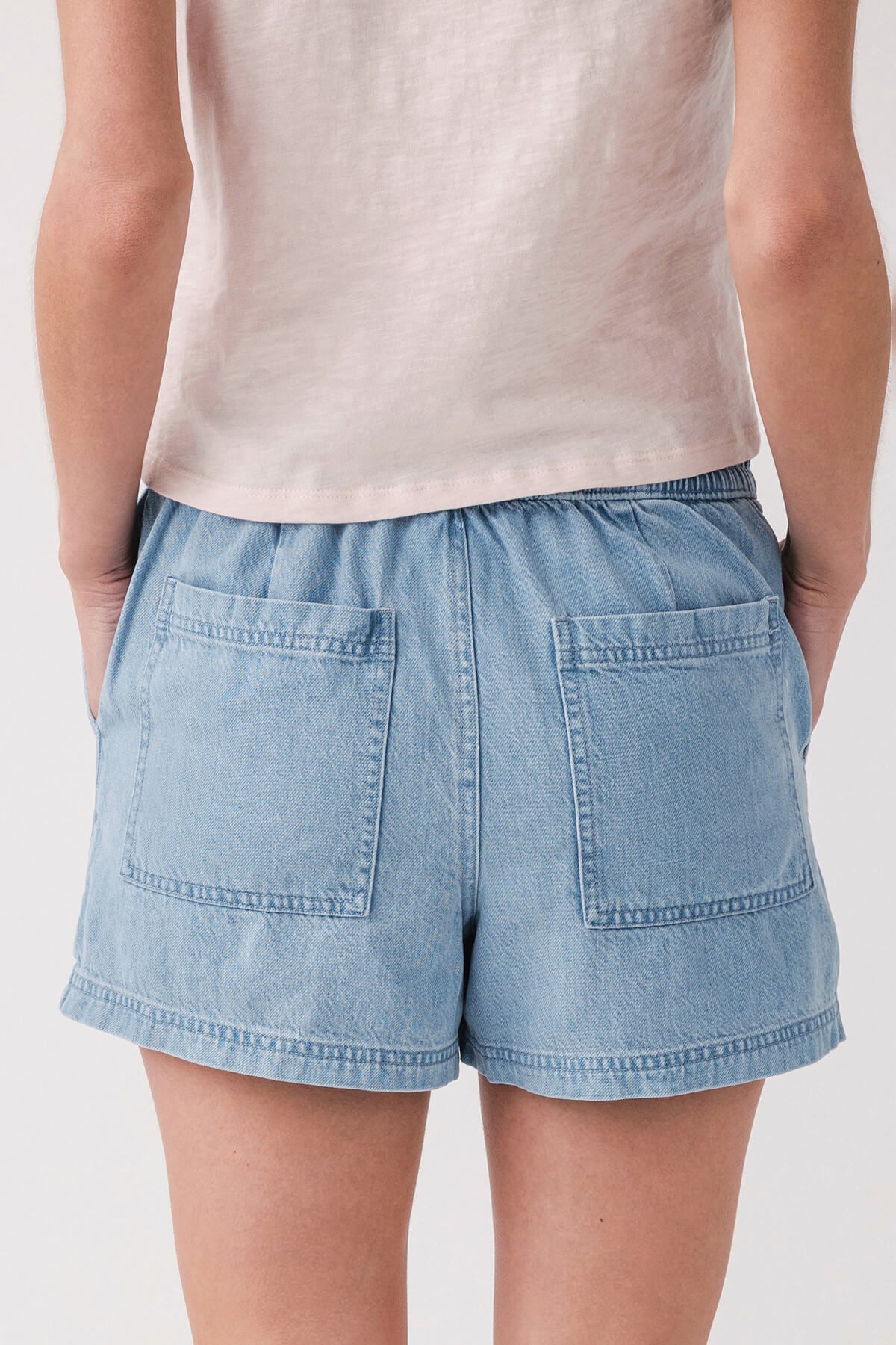 Z Supply Women's Summerland Denim Shorts - High Waisted Distressed Denim Shorts for Women | Perfect for Summer, Beach, and Casual Outings