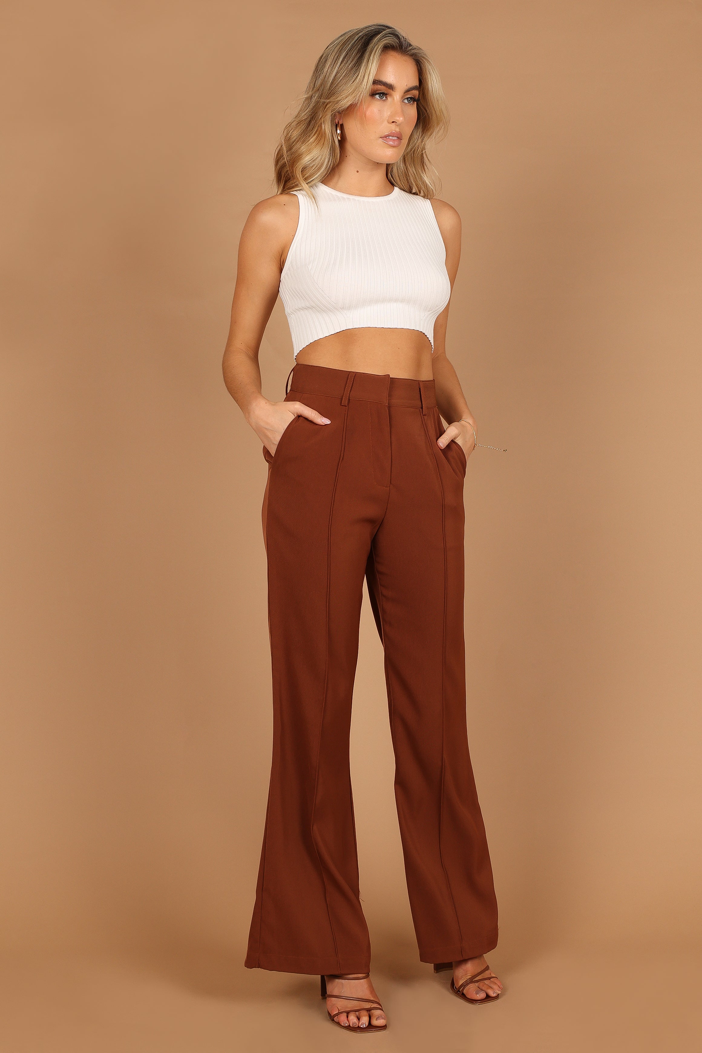 Burland Brown Pants for Men - Comfortable Casual Trousers for Everyday Wear | Perfect for Office, Travel & Outdoor Activities