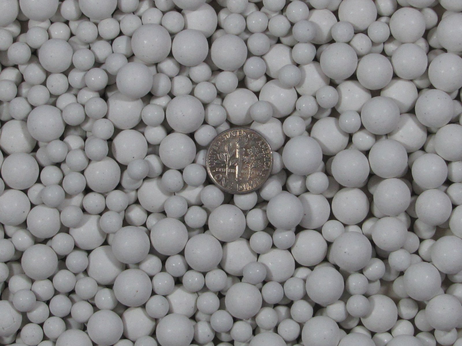 6 Lb. 6mm & 10mm Non-Abrasive Ceramic Polishing Spheres - Perfect for Rock Tumbling, Jewelry Making, and Metal Finishing (Tumbler Media for Vibratory Tumblers)