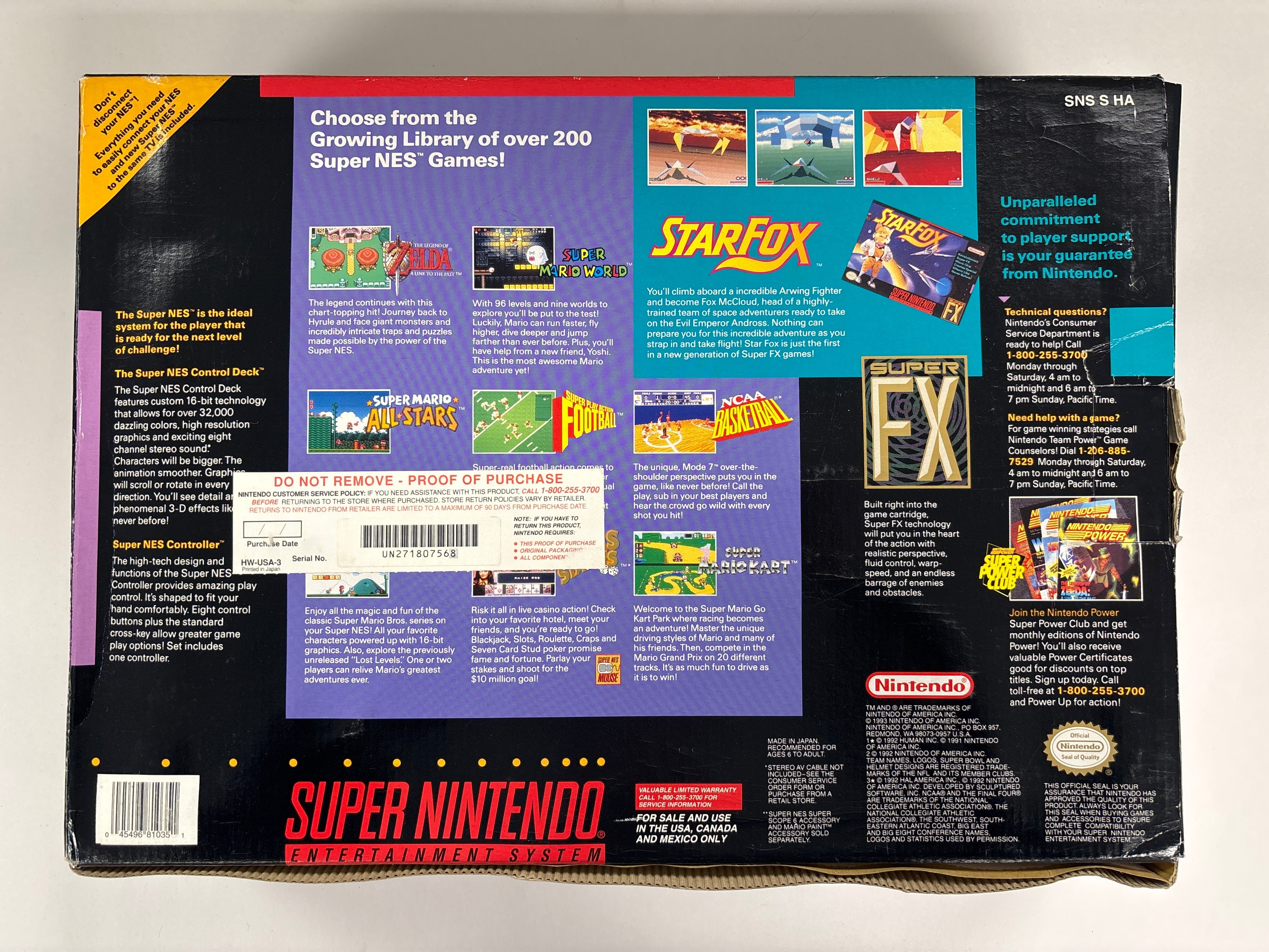 Original Super Nintendo SNES Controller Set - Classic Retro Gaming Accessories for Super NES Console | Perfect for Gaming Enthusiasts & Collectors