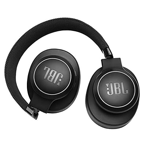 **JBL Live 500BT Wireless Over-Ear Headphones with Noise Cancelling, Bluetooth 5.0, 30-Hour Battery – Includes gSport Deluxe Travel Case (Black) – Perfect for Travel, Work, and Gym**