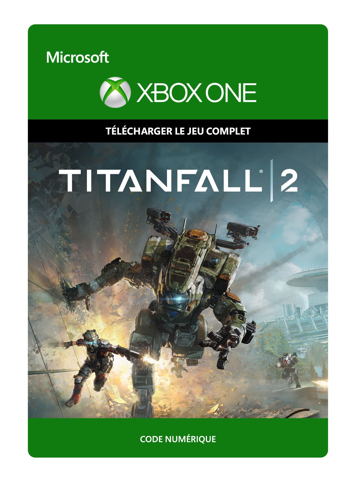 Titanfall 2 Xbox One Digital Download Code - Fast-Paced Sci-Fi FPS Game for Online Multiplayer & Campaign Mode | Perfect for Competitive Gamers & Action Shooter Fans