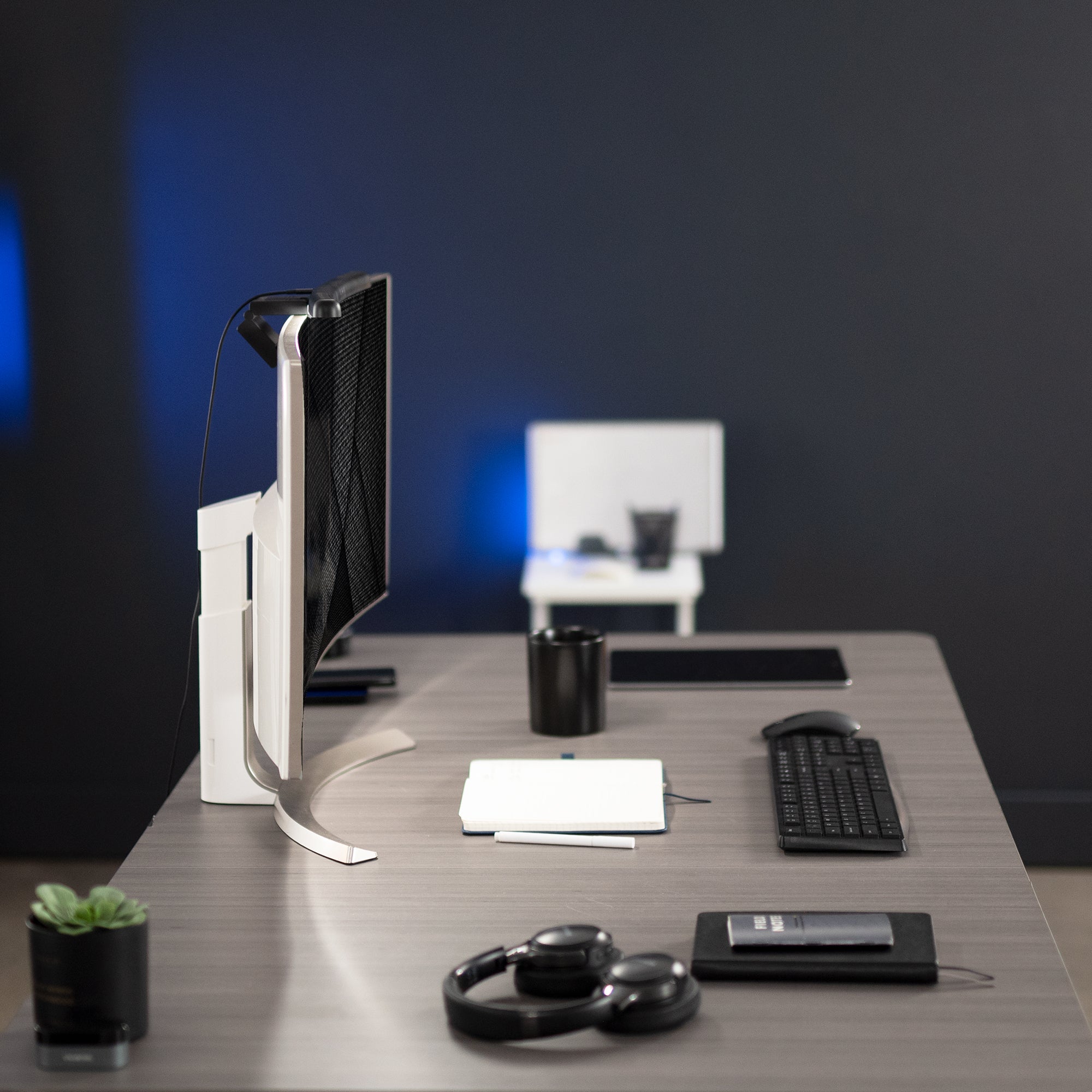 Ergonomic Curved Monitor Light Bar - Adjustable LED Desk Lamp for Eye Protection, Anti-Glare & Dimmable - Perfect for Home Office, Gaming & Study Setup