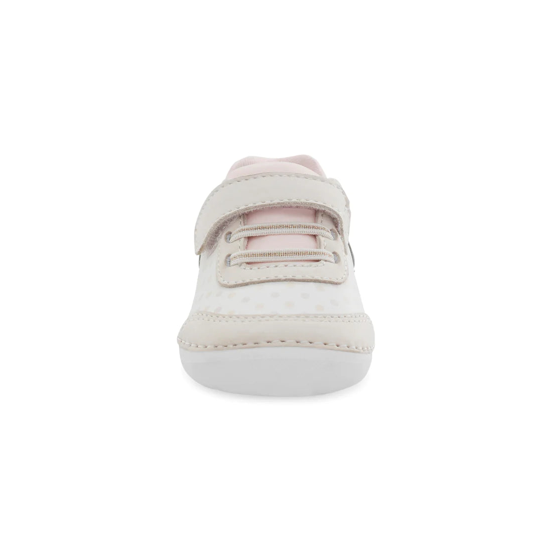 Stride Rite Pastel Dot Kennedy Soft Motion Toddler Sneakers - Comfortable Walking Shoes for Kids, Breathable Lightweight Design for Playground & Preschool Activities