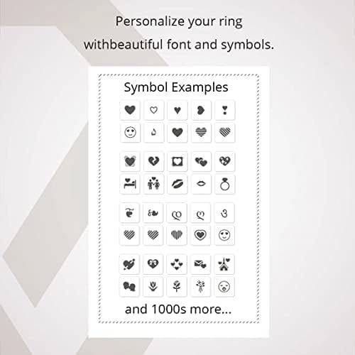 Rose Gold & Silver Matching Wedding Ring Set for Couples - Personalized Engraved Bands for Engagement, Anniversary & Bridal Jewelry Gifts