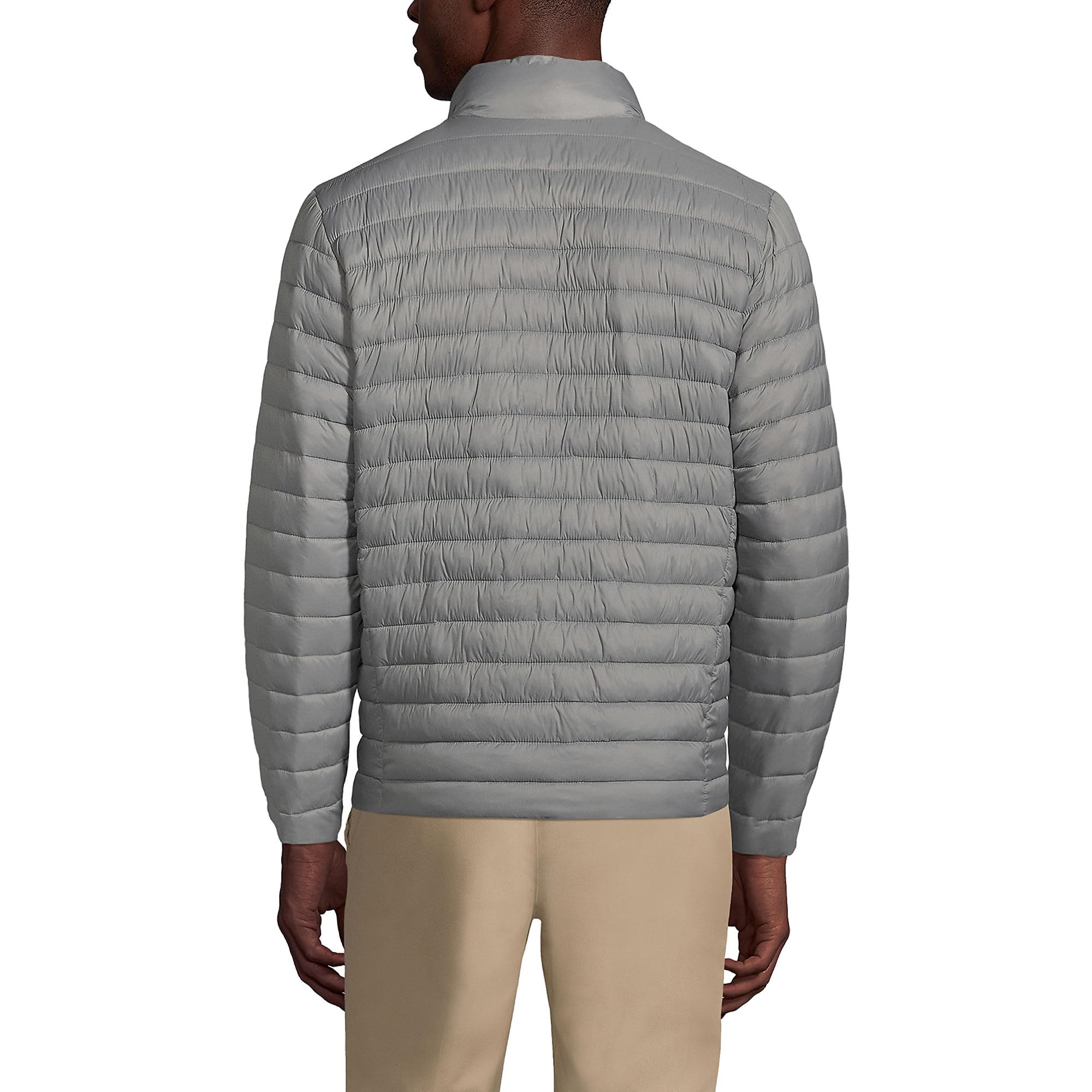 Lands' End Men's ThermoPlume Jacket - Warm Winter School Uniform Coat for Boys | Perfect for Cold Weather Classroom & Outdoor Activities
