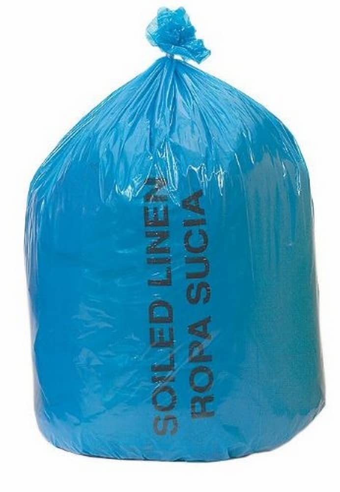 Medline Polypropylene Soiled Linen Liners - Blue, 1.1 Mil Thickness, 29